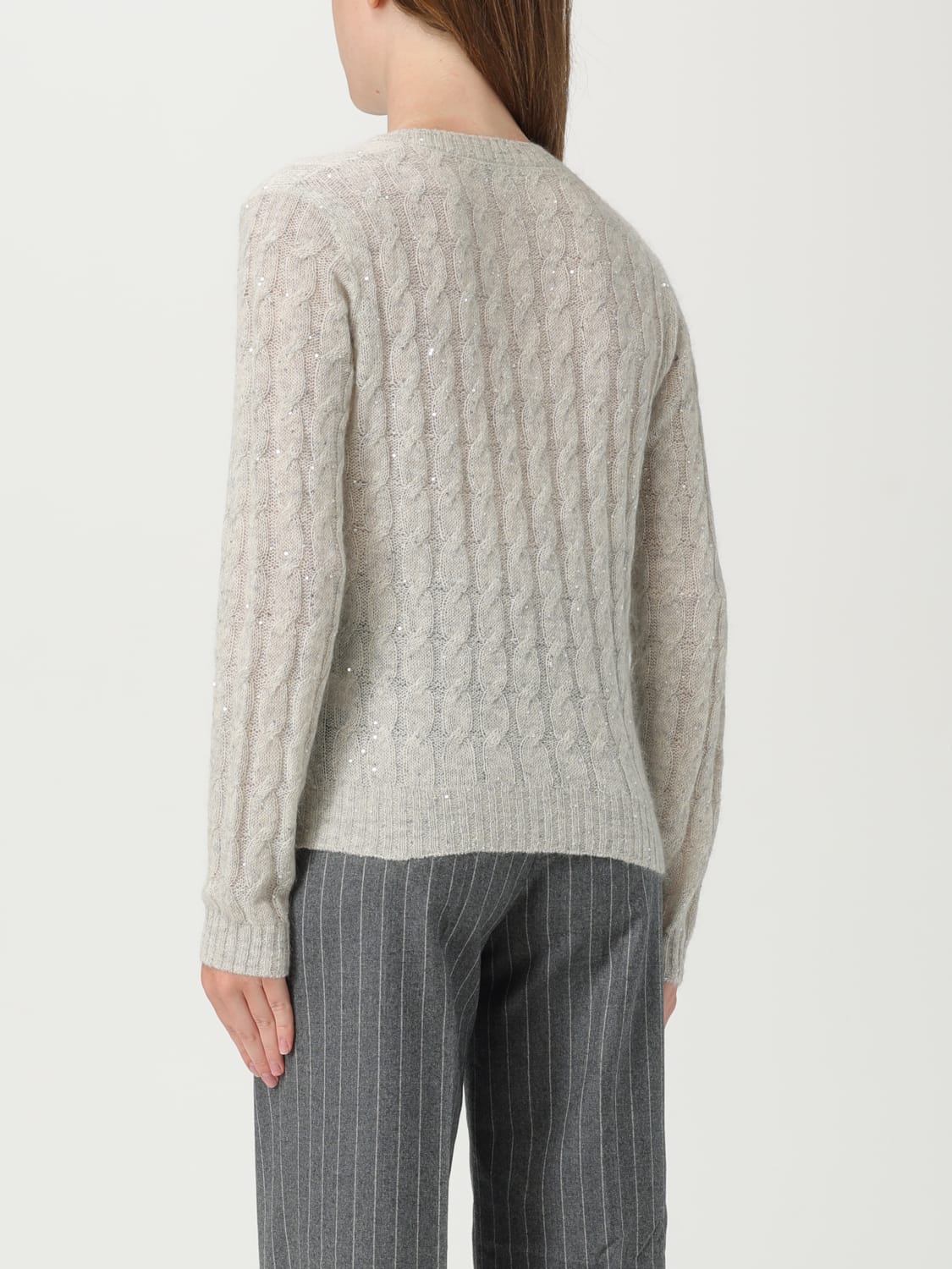 BRUNELLO CUCINELLI JERSEY: Jersey mujer Brunello Cucinelli, Carbón - Img 3