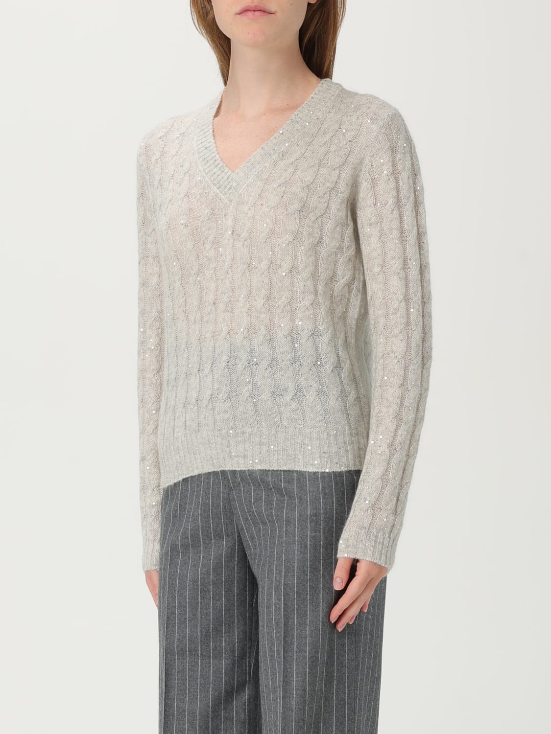 BRUNELLO CUCINELLI JERSEY: Jersey mujer Brunello Cucinelli, Carbón - Img 4