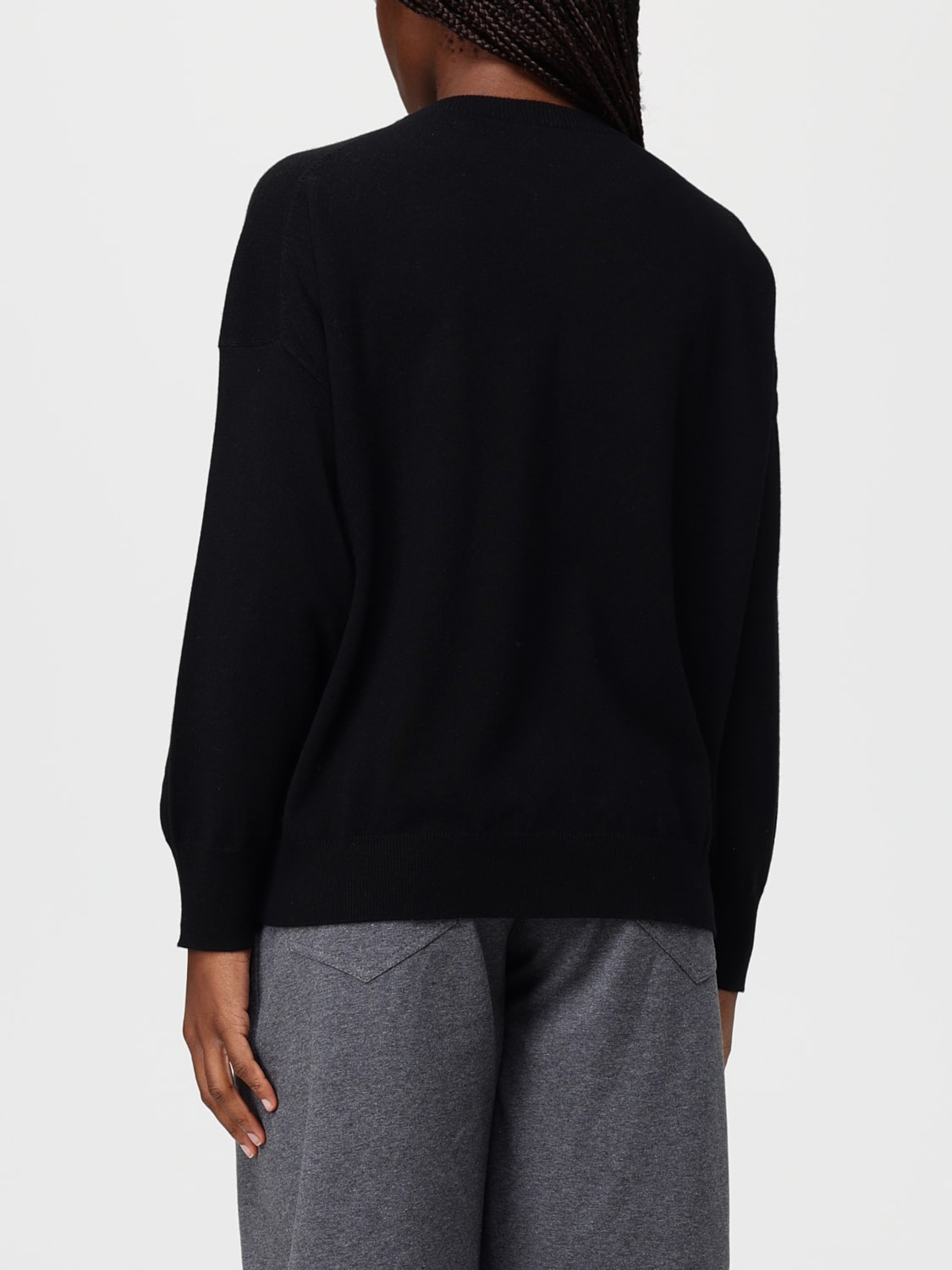 BRUNELLO CUCINELLI JERSEY: Jersey mujer Brunello Cucinelli, Negro - Img 3