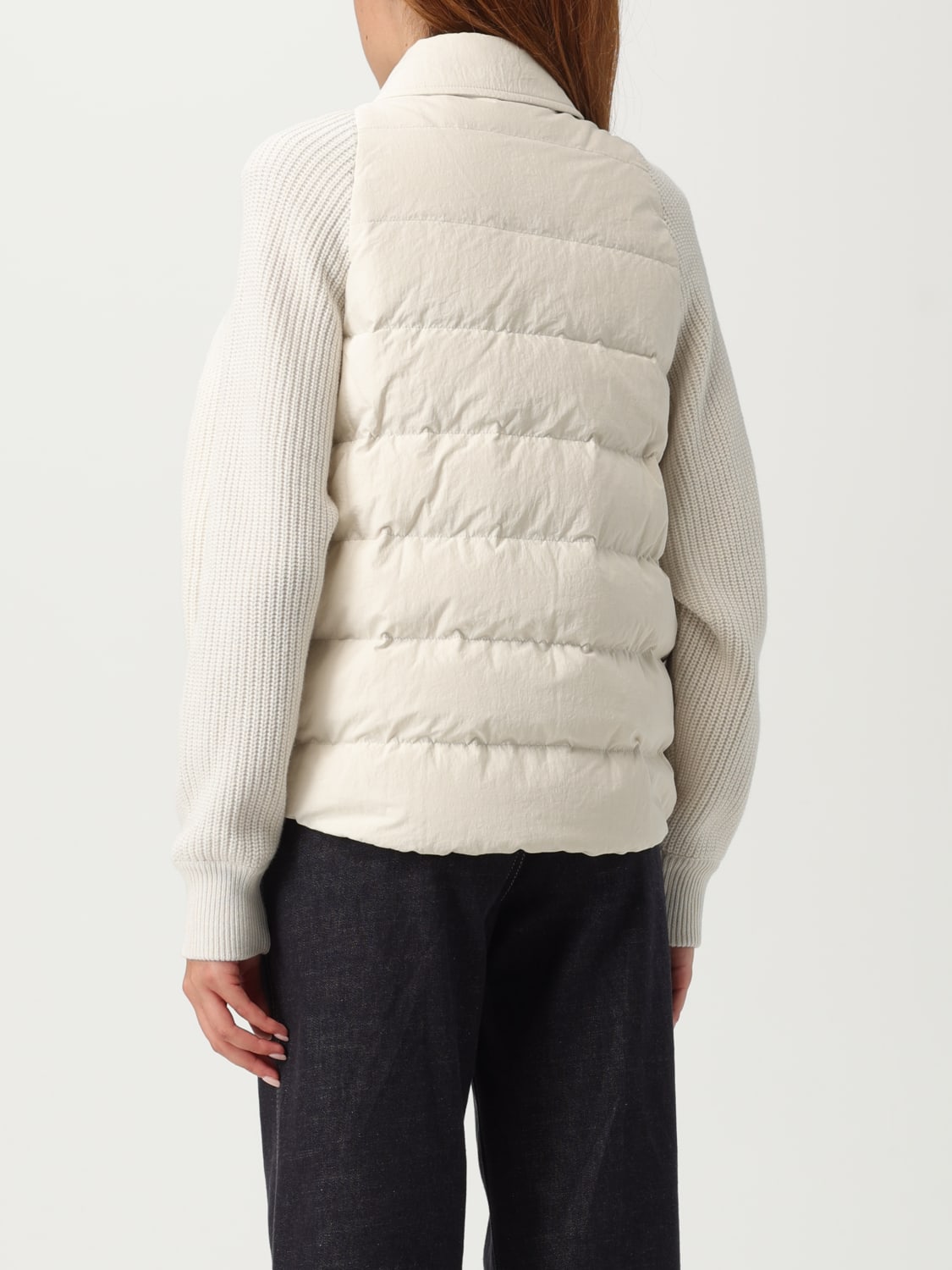 BRUNELLO CUCINELLI VESTE: Veste femme Brunello Cucinelli, Blanc - Img 3