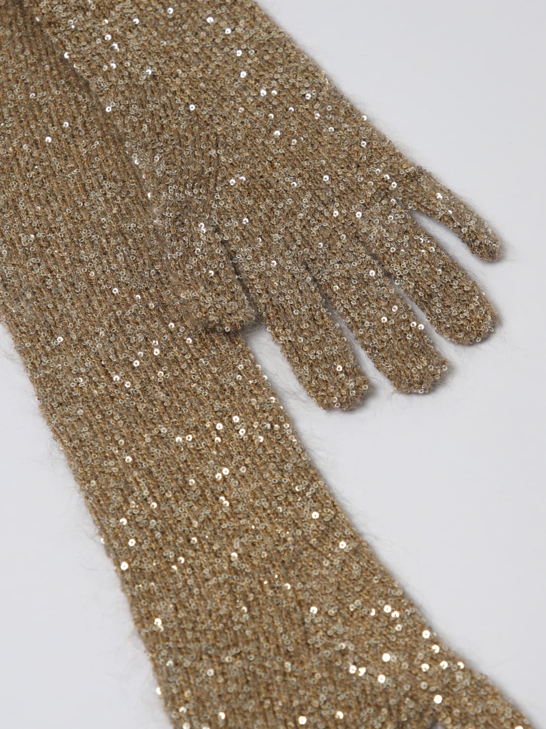 BRUNELLO CUCINELLI GLOVES: Gloves woman Brunello Cucinelli, Beige - Img 2