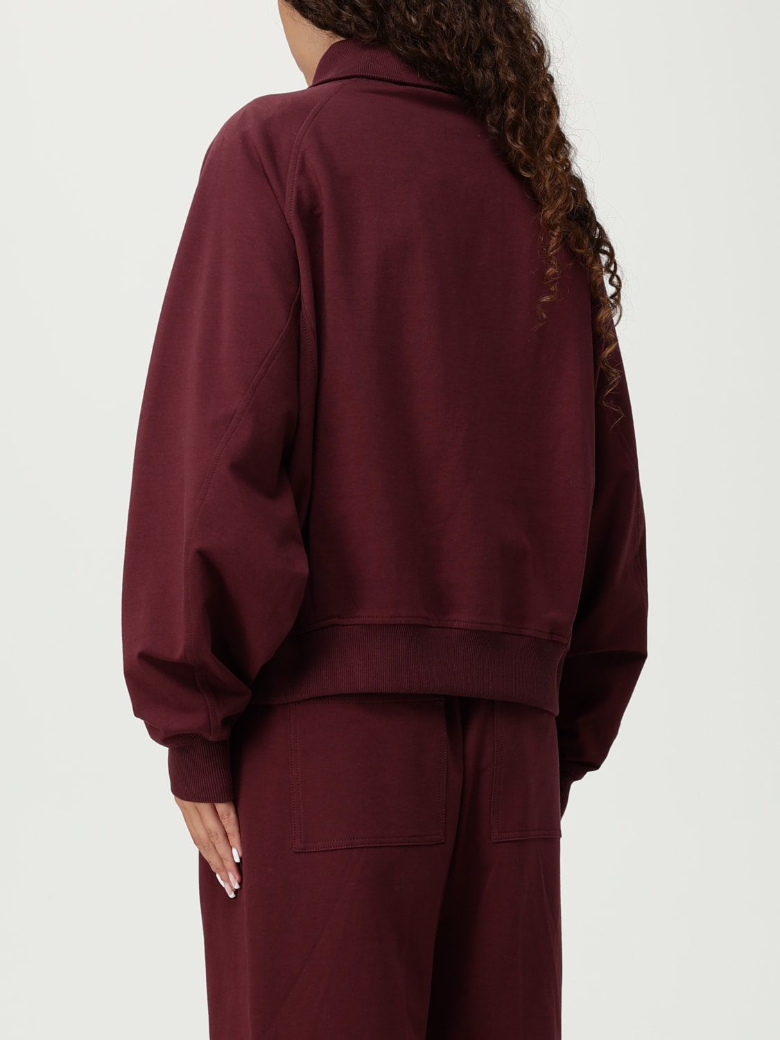 BRUNELLO CUCINELLI SWEATSHIRT: Sweater woman Brunello Cucinelli, Burgundy - Img 3