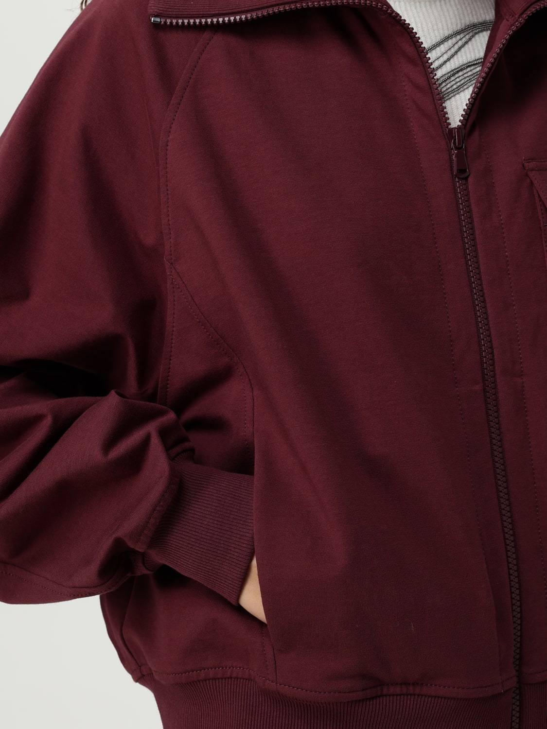 BRUNELLO CUCINELLI SWEATSHIRT: Sweater woman Brunello Cucinelli, Burgundy - Img 5