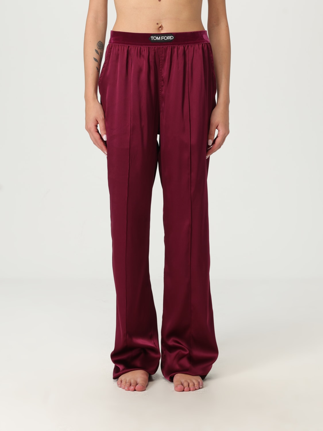 TOM FORD LOUNGEWEAR: Pants woman Tom Ford, Red - Img 1