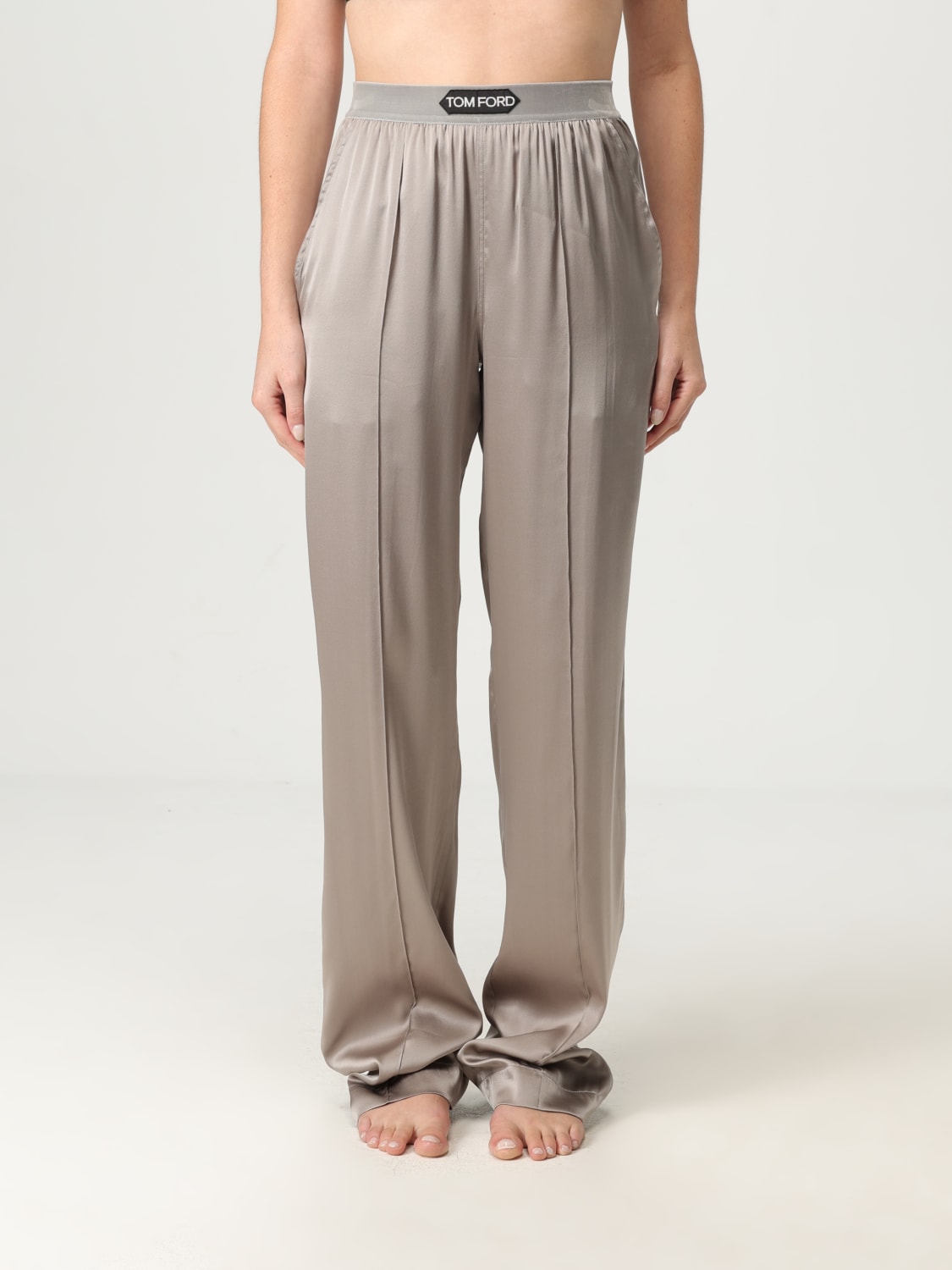 TOM FORD LOUNGEWEAR: Hose damen Tom Ford, Grau - Img 1