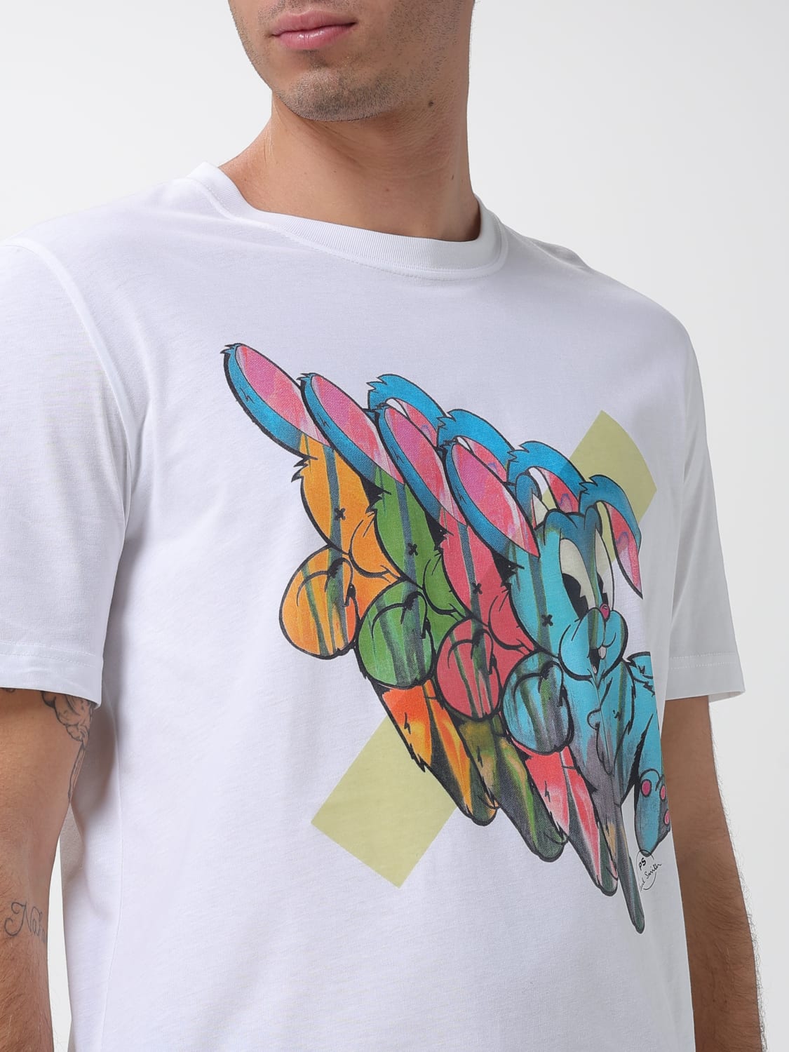 PS PAUL SMITH T-SHIRT: Polo shirt men Ps Paul Smith, White - Img 3