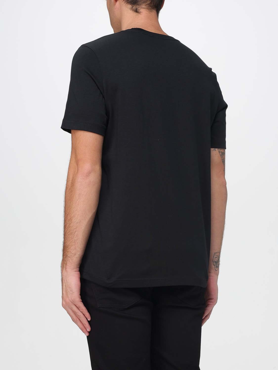 PS PAUL SMITH T-SHIRT: T-shirt in cotone con stampa Ps Paul Smith, Nero - Img 2