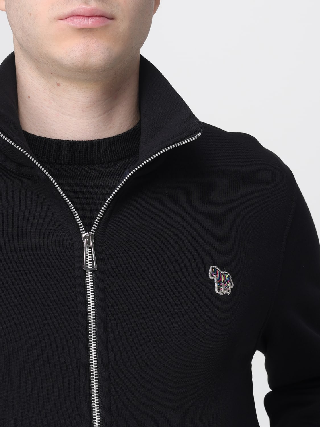 PS PAUL SMITH SWEATSHIRT: Pullover herren Ps Paul Smith, Schwarz - Img 4