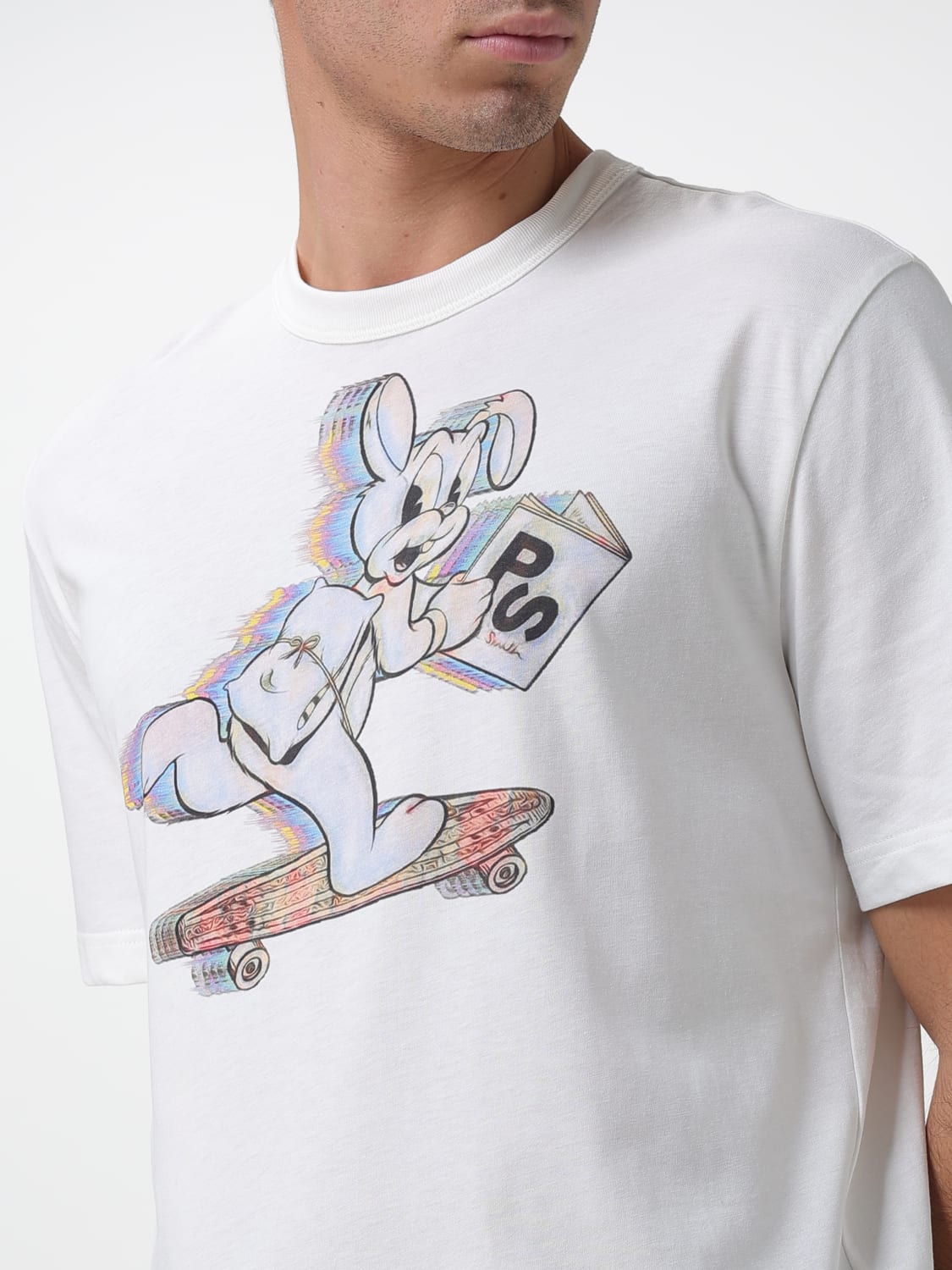 PS PAUL SMITH ФУТБОЛКА: Поло Мужское Ps Paul Smith, Белый - Img 3