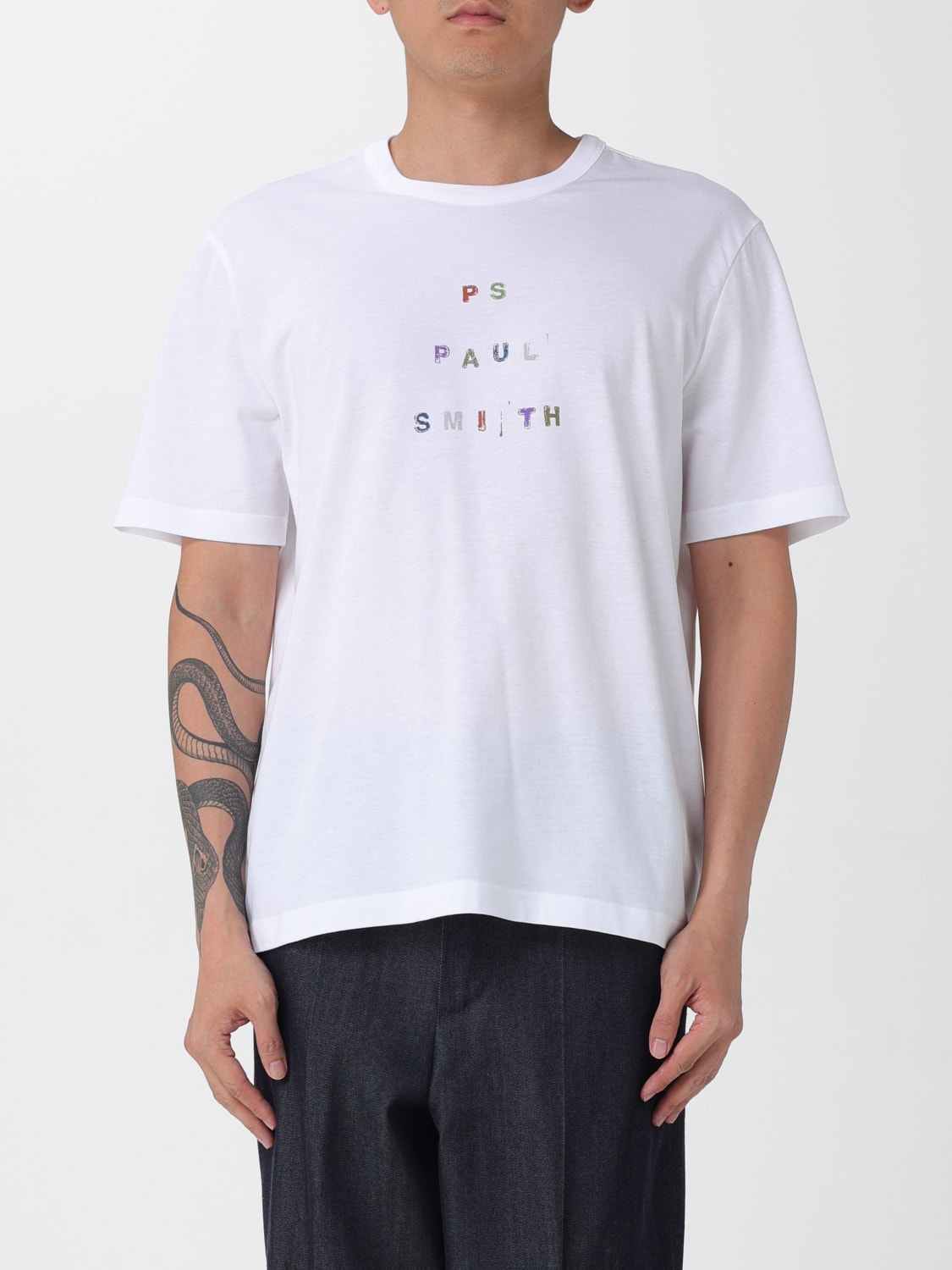 PS PAUL SMITH T-SHIRT: Polo shirt men Ps Paul Smith, White - Img 1