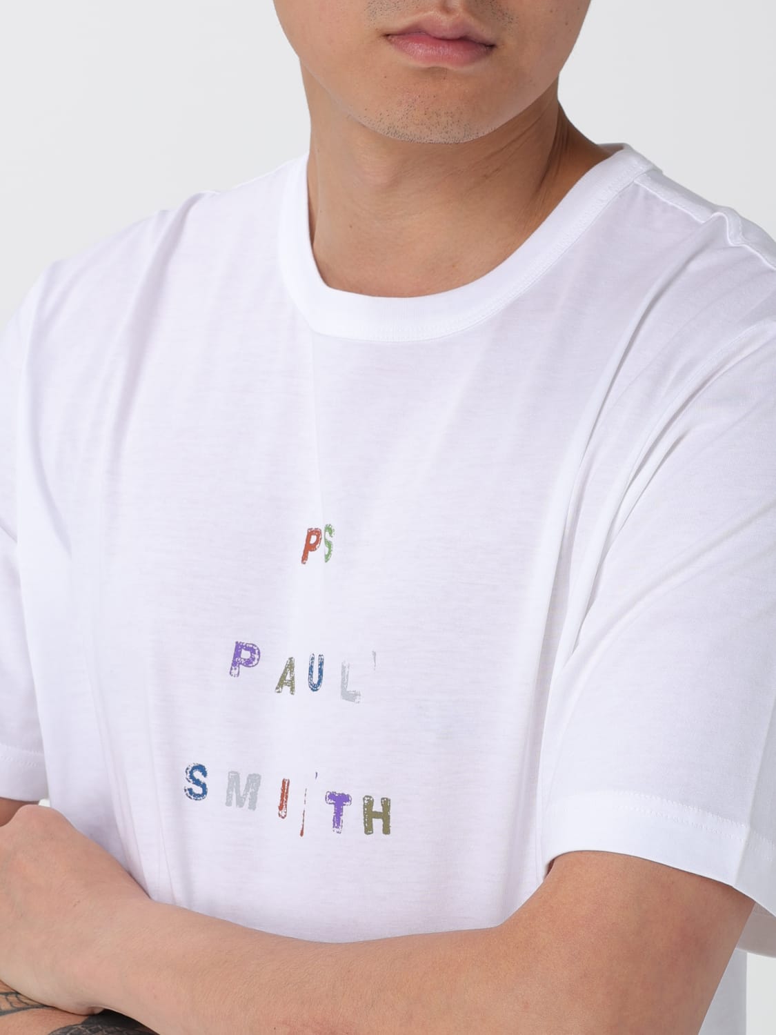 PS PAUL SMITH T-SHIRT: Polo shirt men Ps Paul Smith, White - Img 3