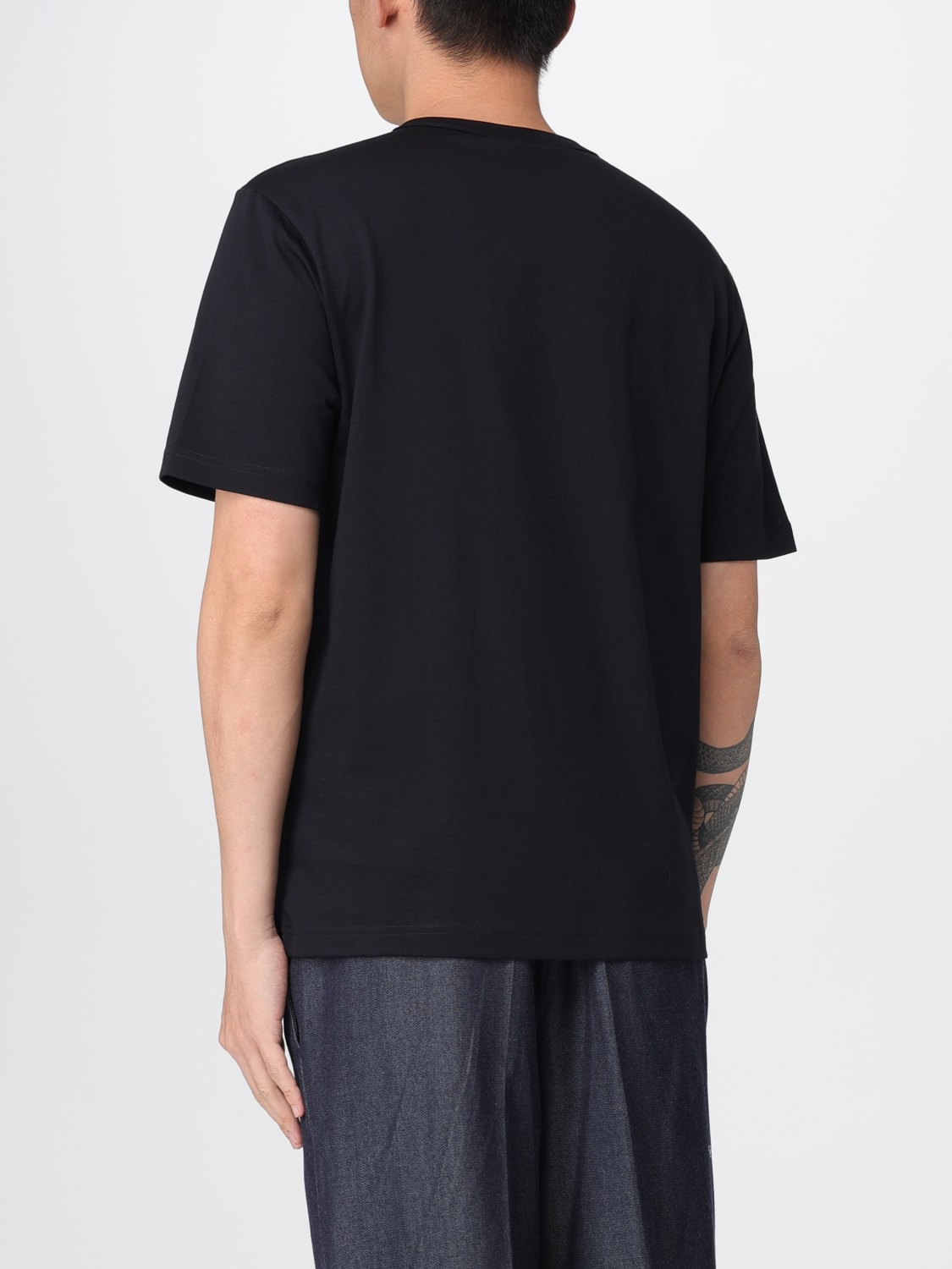 PS PAUL SMITH T-SHIRT: T-shirt in cotone con logo Ps Paul Smith, Nero - Img 2