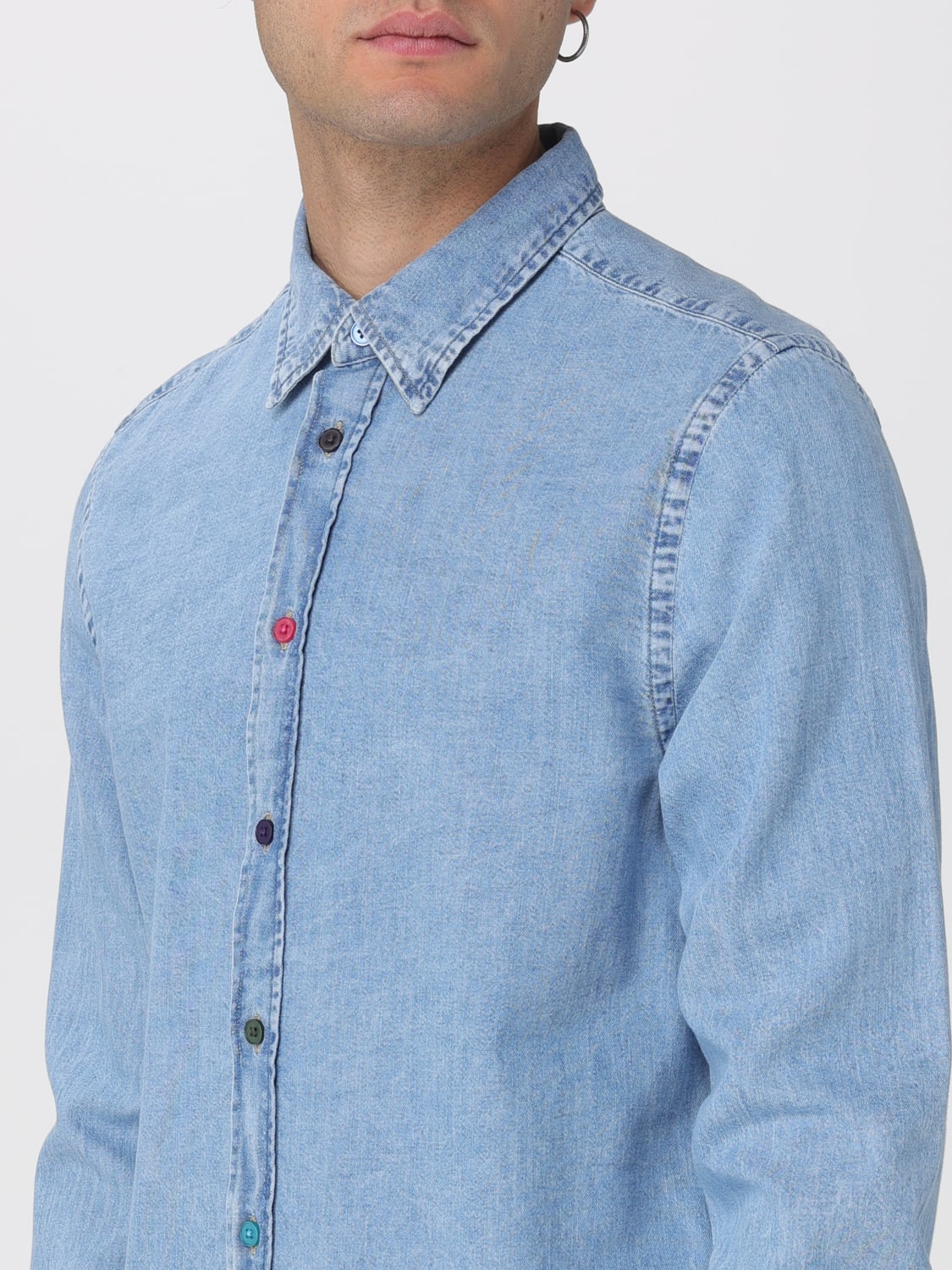 PS PAUL SMITH РУБАШКА: Рубашка Мужское Ps Paul Smith, Голубой - Img 3