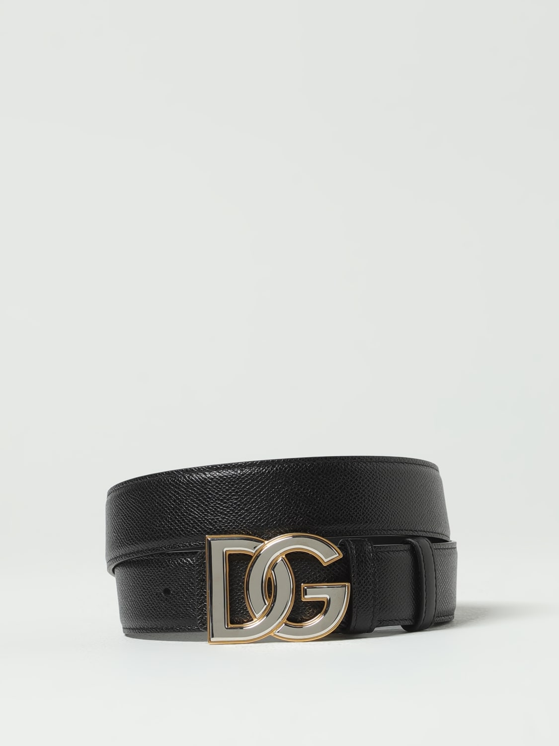 DOLCE & GABBANA BELT: Belt men Dolce & Gabbana, Black - Img 1