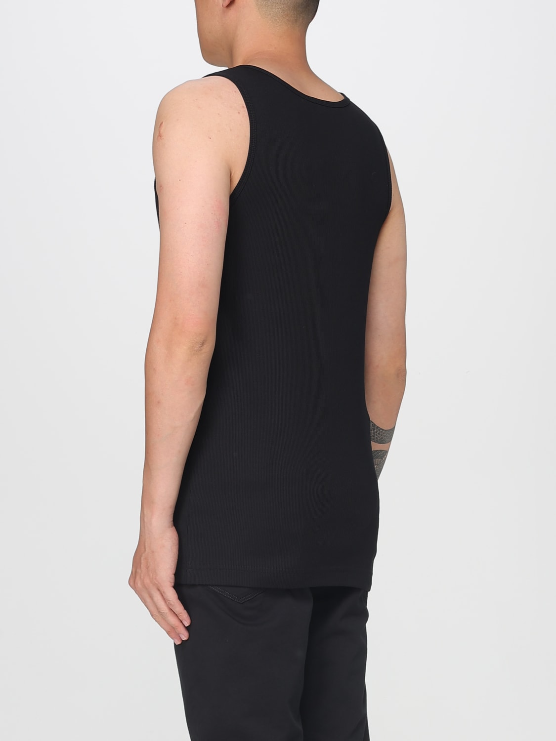 Dolce & Gabbana メッシュタンクトップ 38 DOLCE & GABBANA ブラックタンクトップ 38 Dolce & Gabbana メッシュ