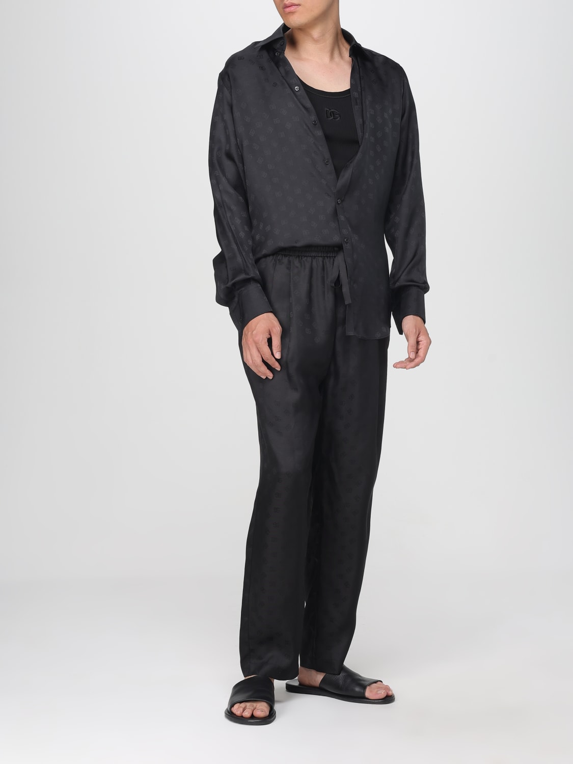 DOLCE & GABBANA PANTS: Pants men Dolce & Gabbana, Black - Img 2