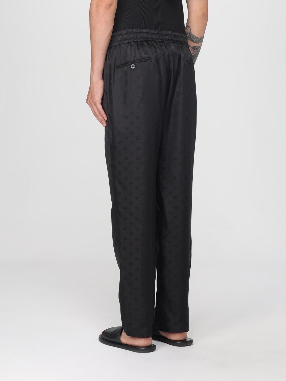 DOLCE & GABBANA PANTS: Pants men Dolce & Gabbana, Black - Img 3