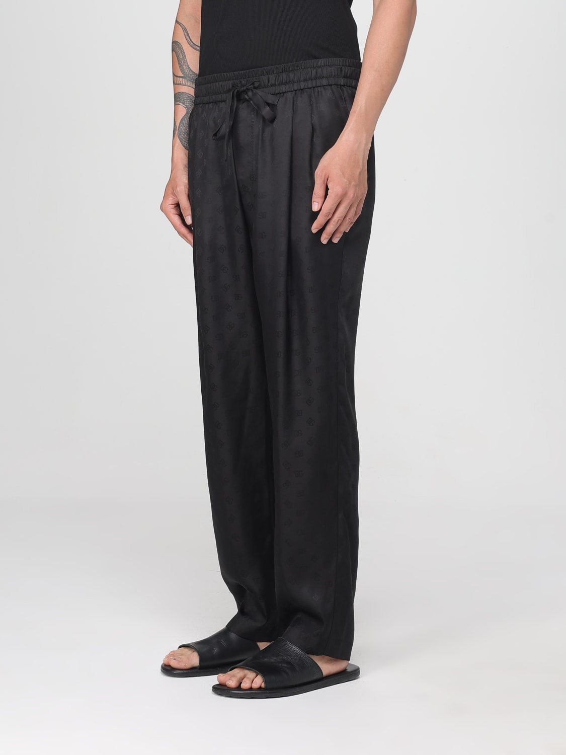 DOLCE & GABBANA PANTS: Pants men Dolce & Gabbana, Black - Img 4