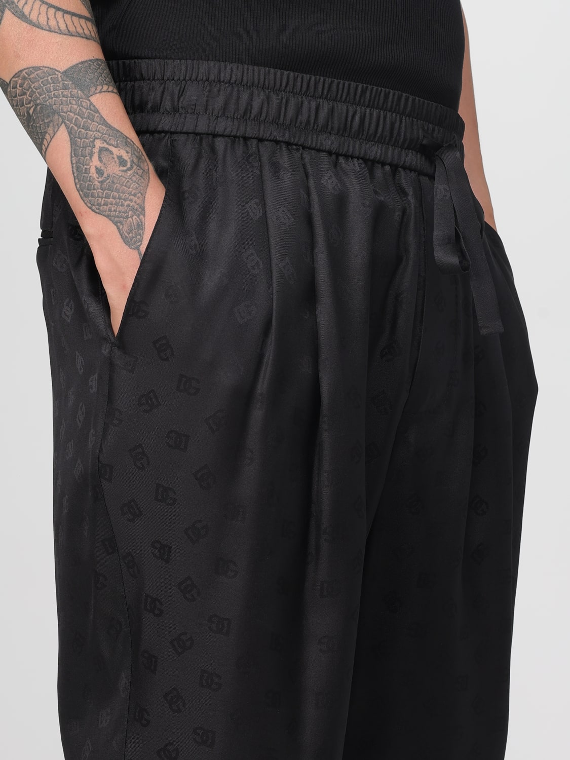 DOLCE & GABBANA PANTS: Pants men Dolce & Gabbana, Black - Img 5