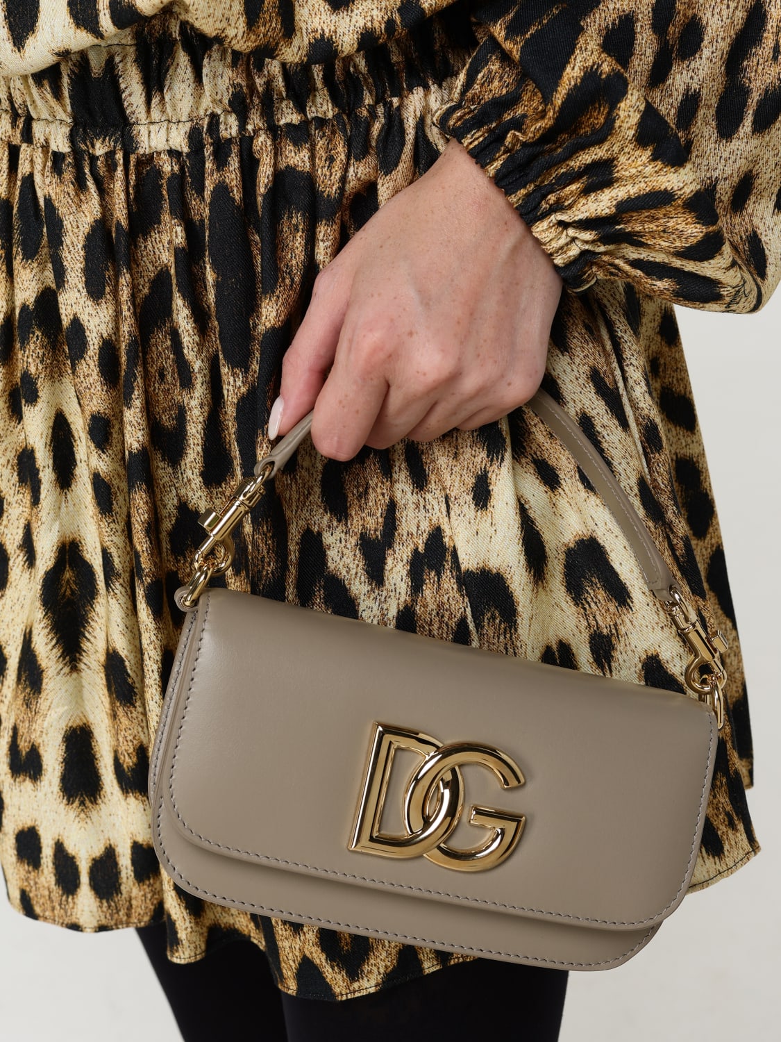 DOLCE & GABBANA MINI SAC: Sac porté épaule femme Dolce & Gabbana, Beige - Img 2