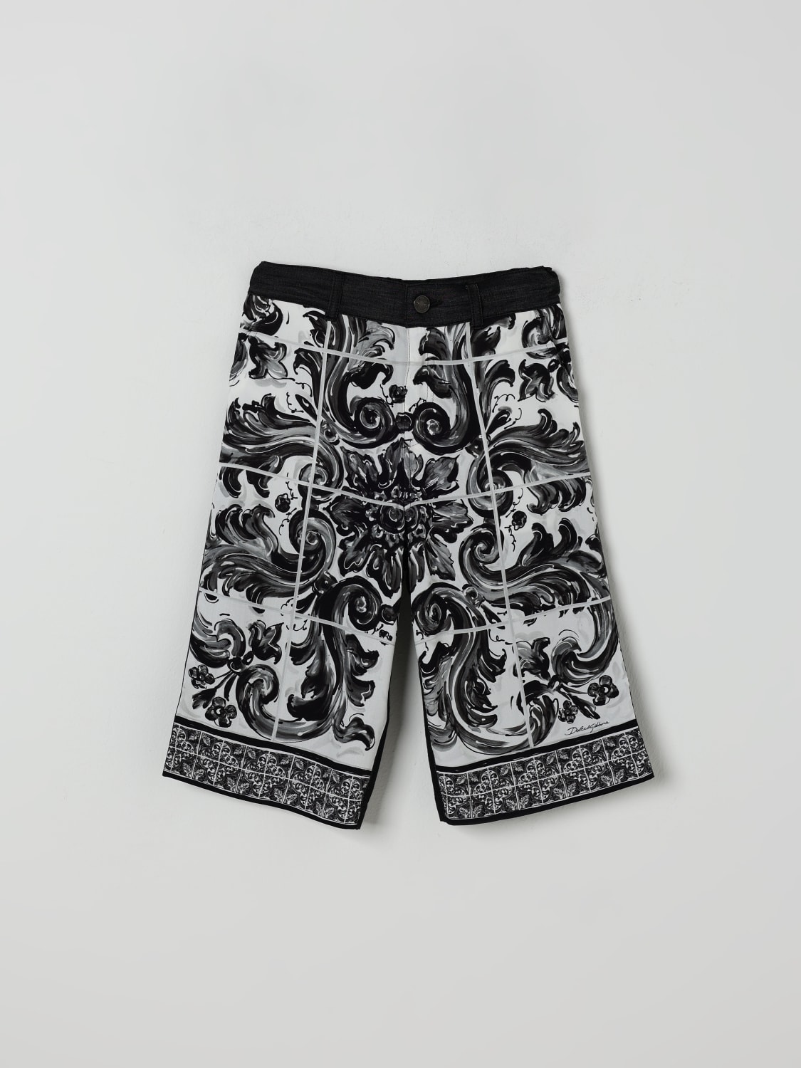 DOLCE & GABBANA SHORTS: Short kids Dolce & Gabbana, Black - Img 1