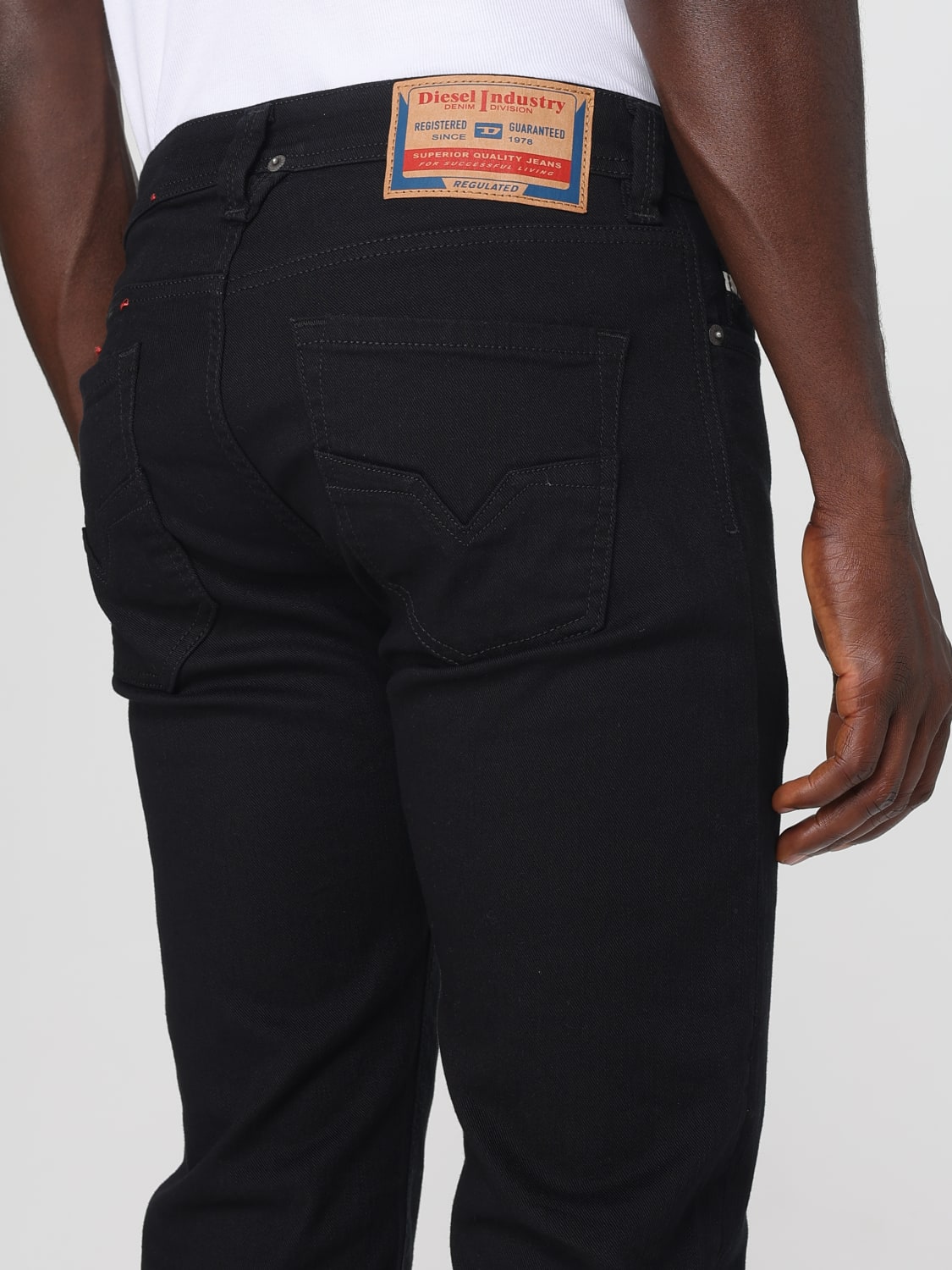 DIESEL JEANS: Jeans men Diesel, Black - Img 4