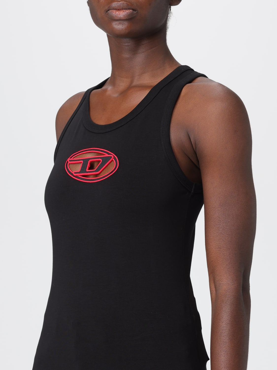 DIESEL T-SHIRT: Top woman Diesel, Black 1 - Img 3