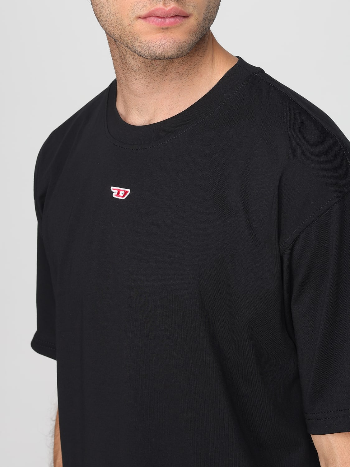 DIESEL T-SHIRT: T-shirt men Diesel, Black - Img 3