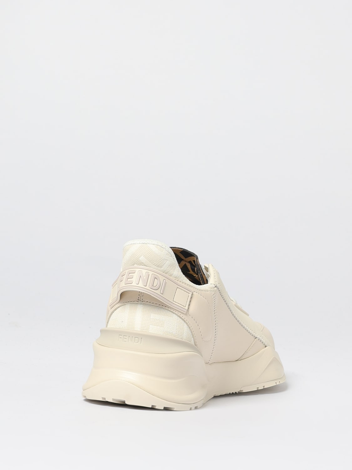 FENDI BASKETS: Baskets femme Fendi, Blanc - Img 3