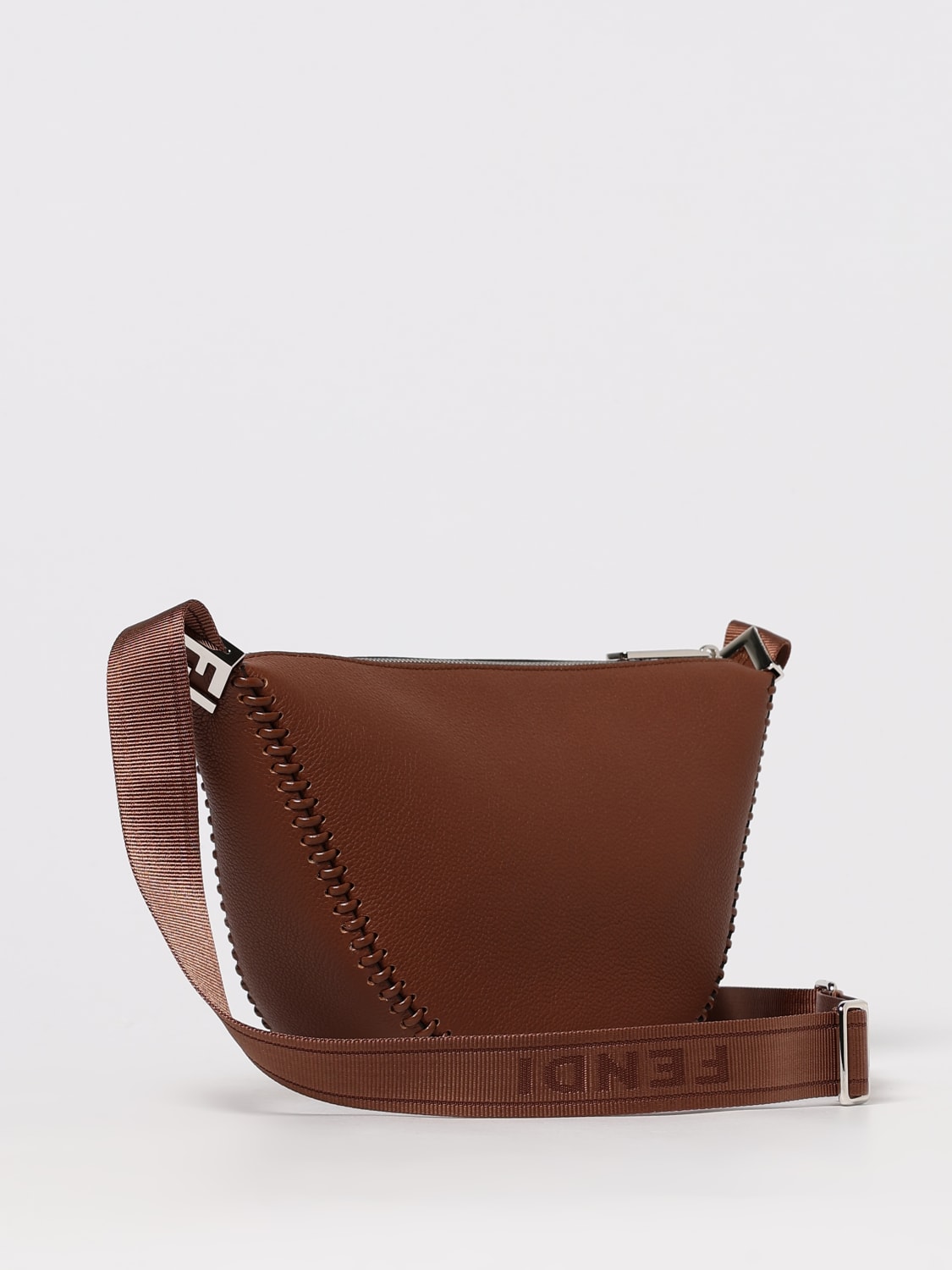 FENDI SHOULDER BAG: Bags men Fendi, Brown - Img 3