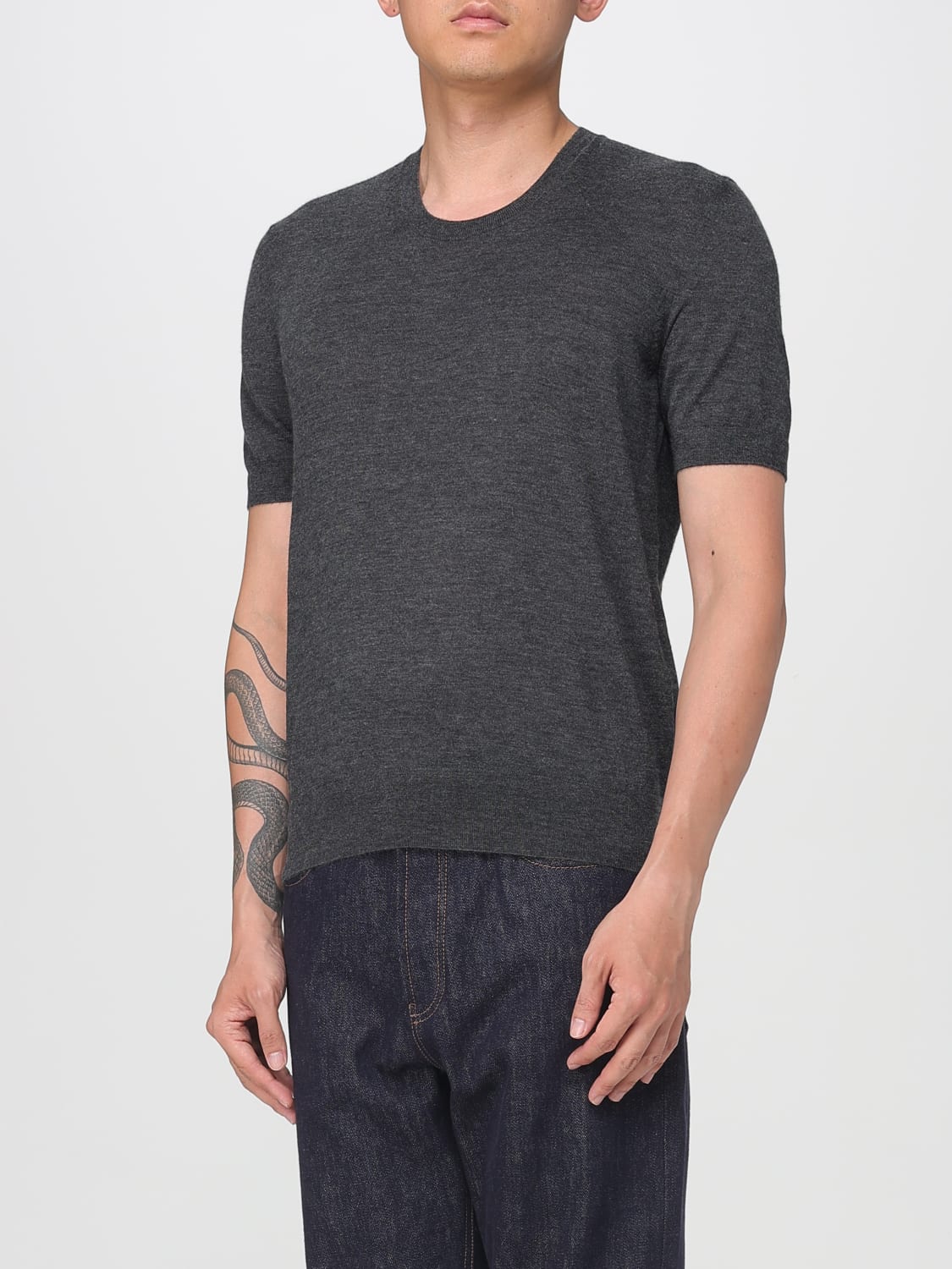 TOM FORD PULL: Pull homme Tom Ford, Gris - Img 4