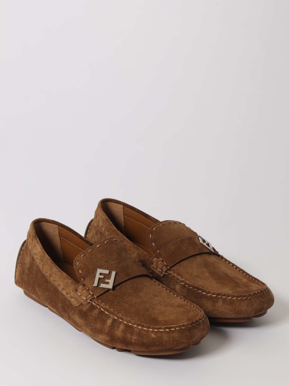 FENDI MOKASSINS: Mokassins herren Fendi, Mud - Img 2