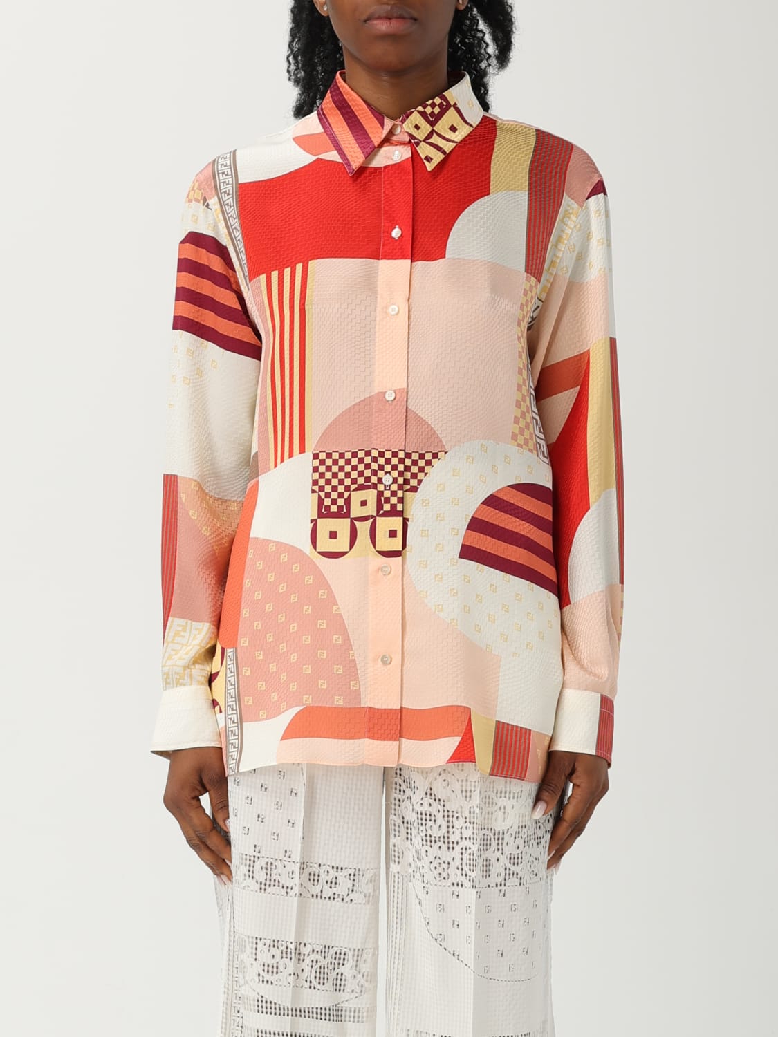 FENDI SHIRT: Shirt woman Fendi, Multicolor - Img 1