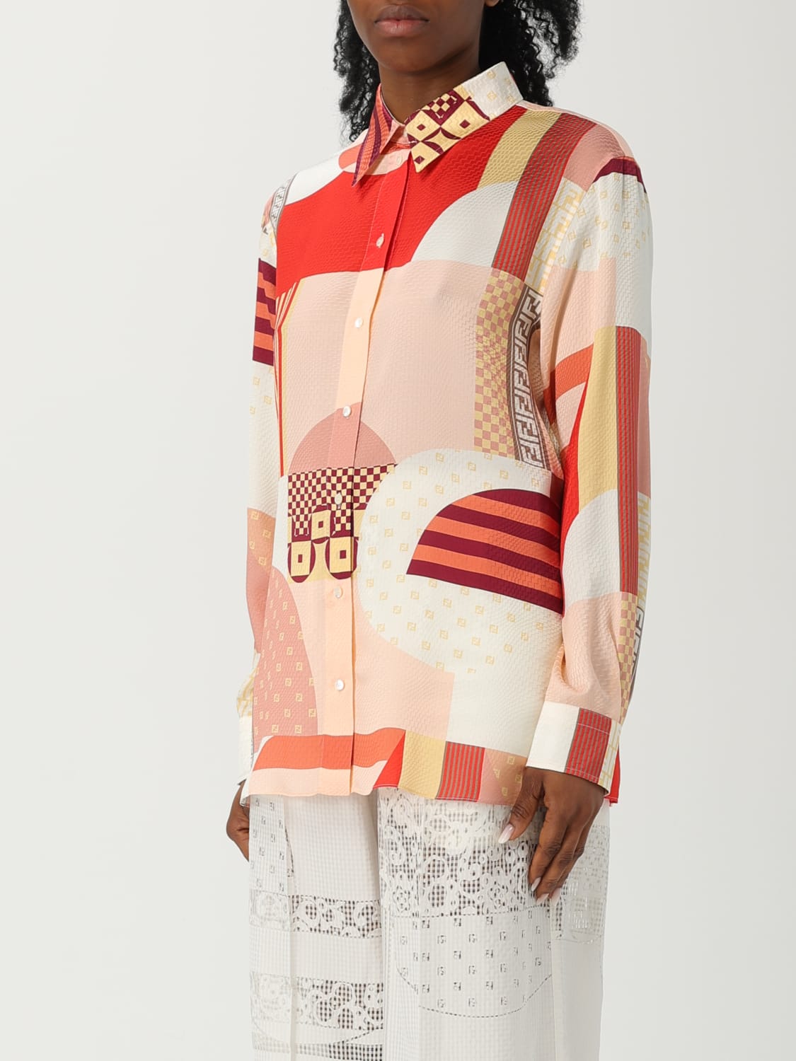 FENDI SHIRT: Shirt woman Fendi, Multicolor - Img 3