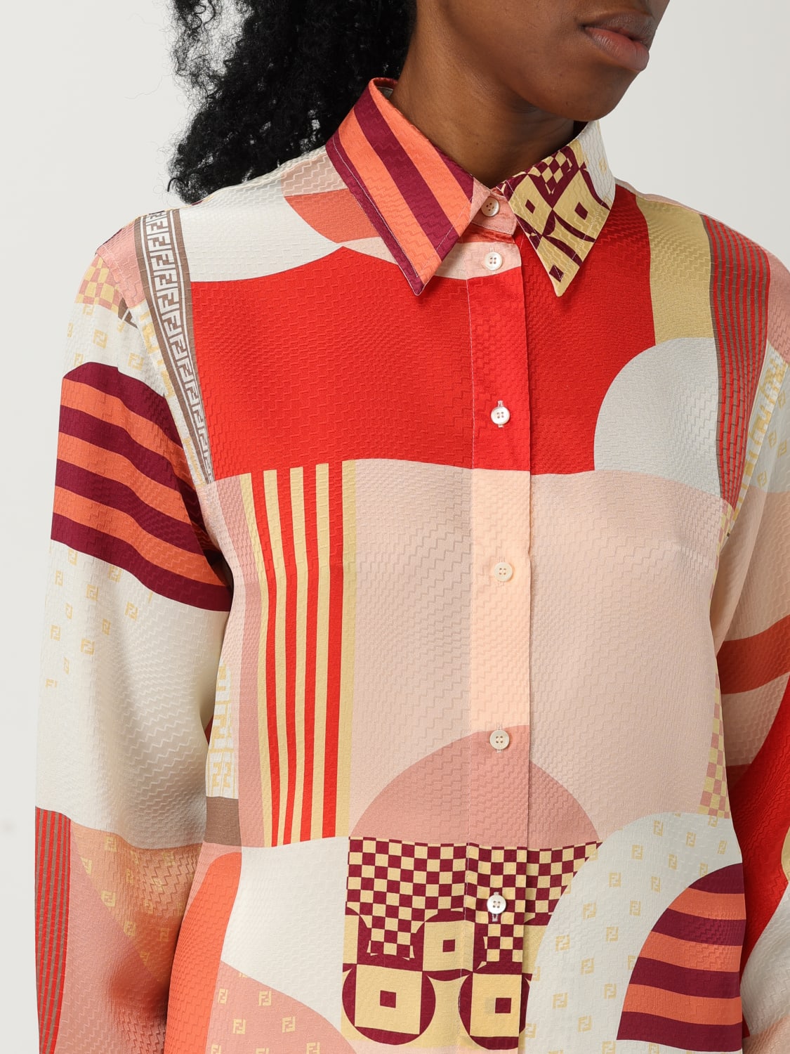 FENDI SHIRT: Shirt woman Fendi, Multicolor - Img 4
