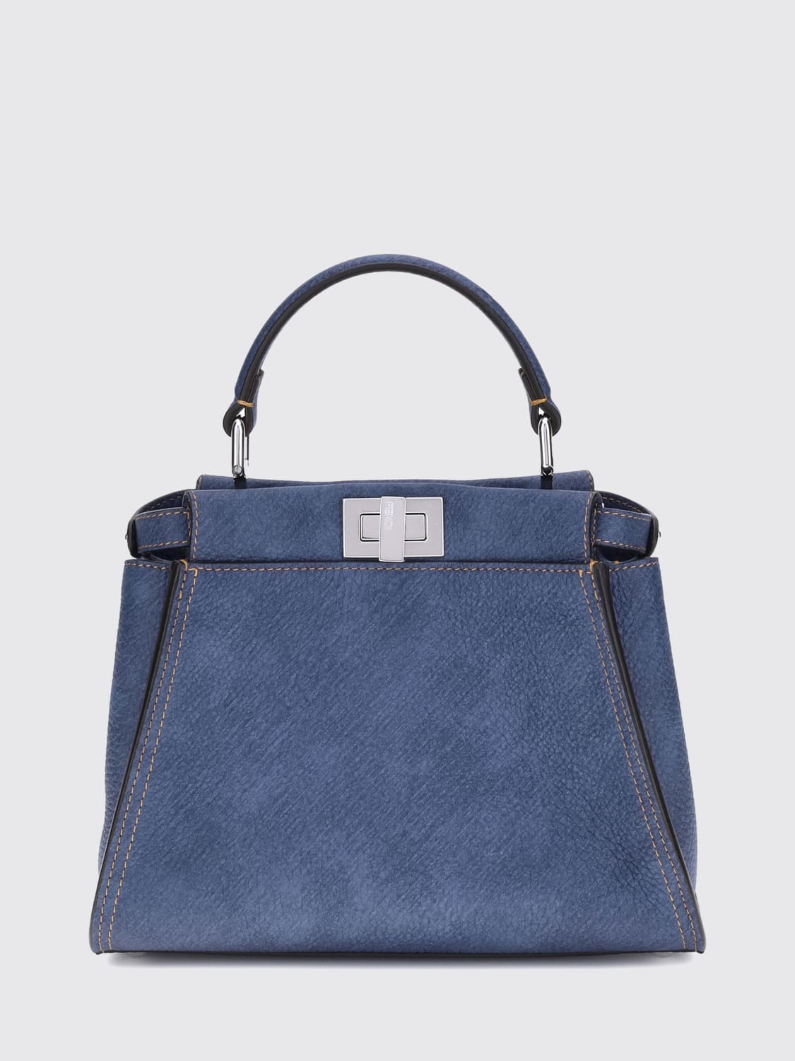 FENDI MINI BAG: Shoulder bag woman Fendi, Denim - Img 1