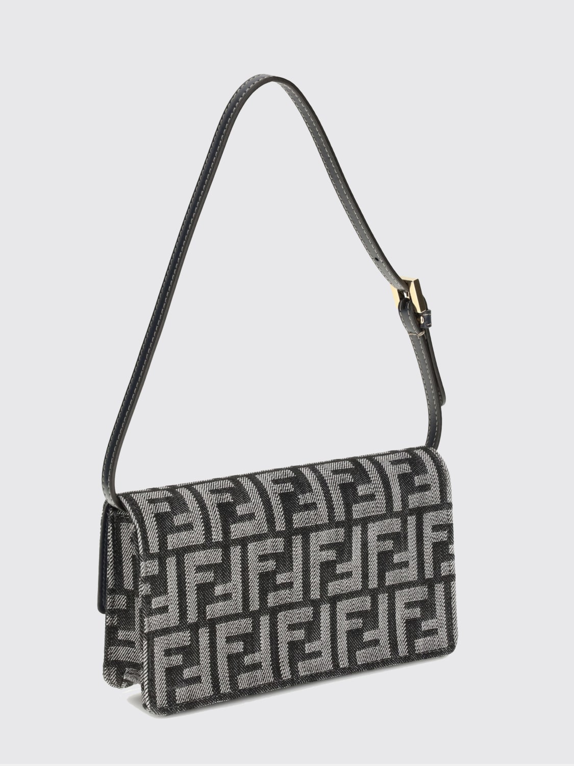FENDI MINI BAG: Wallet woman Fendi, Black - Img 2