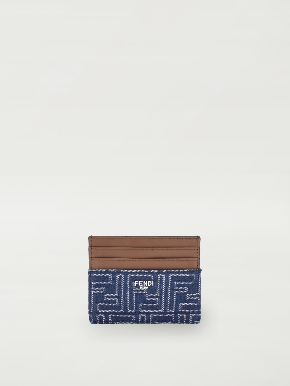 FENDI WALLET: Wallet men Fendi, Blue - Img 1