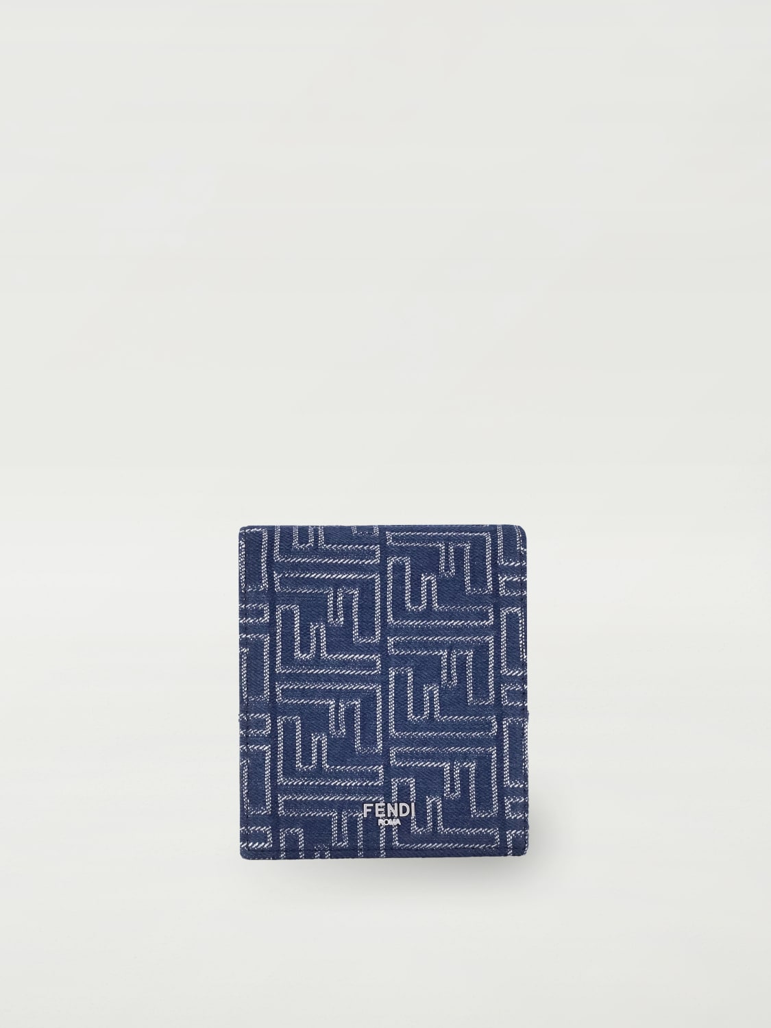 FENDI WALLET: Wallet men Fendi, Blue - Img 1