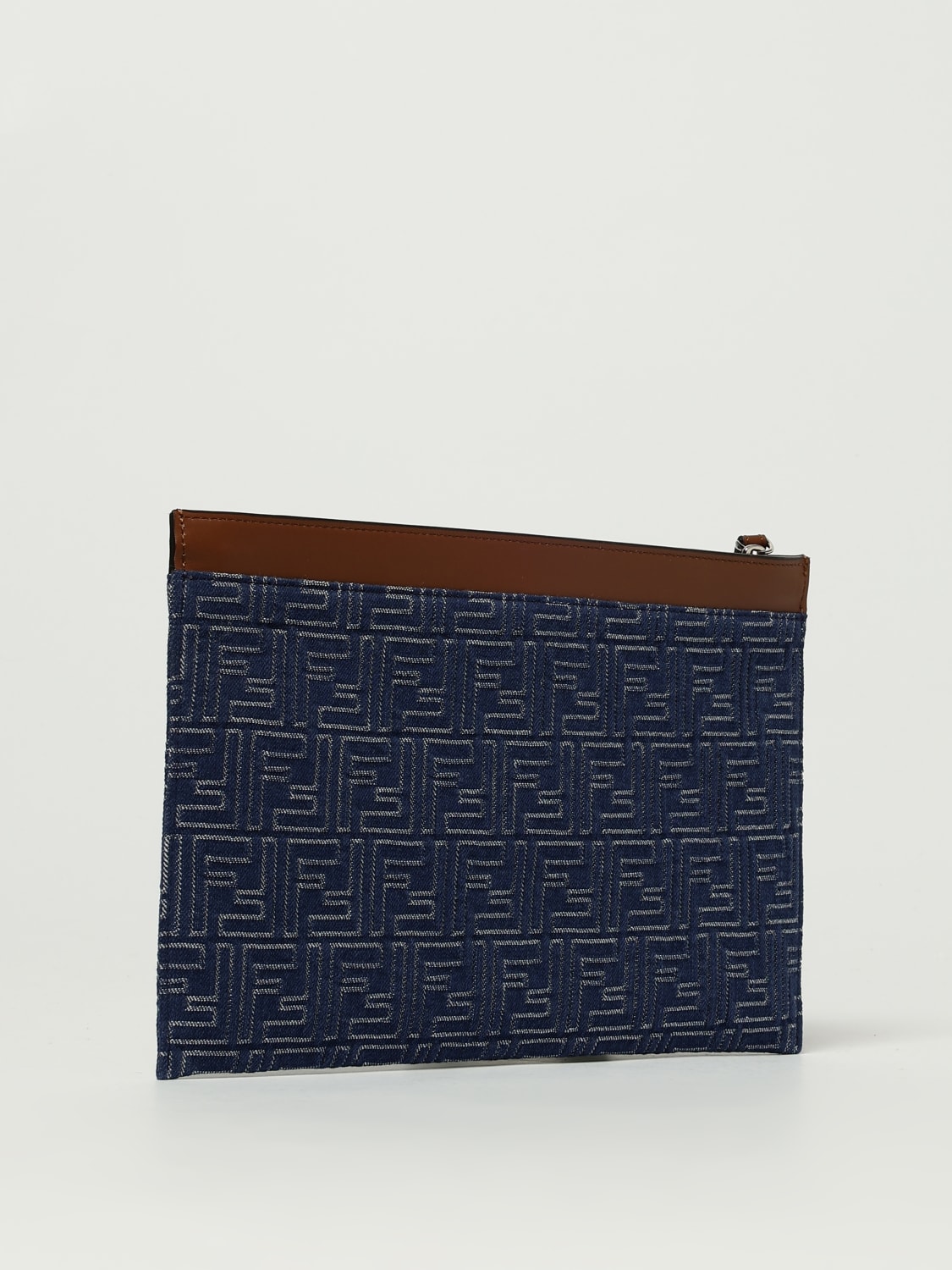 FENDI BRIEFCASE: Bags men Fendi, Blue - Img 3