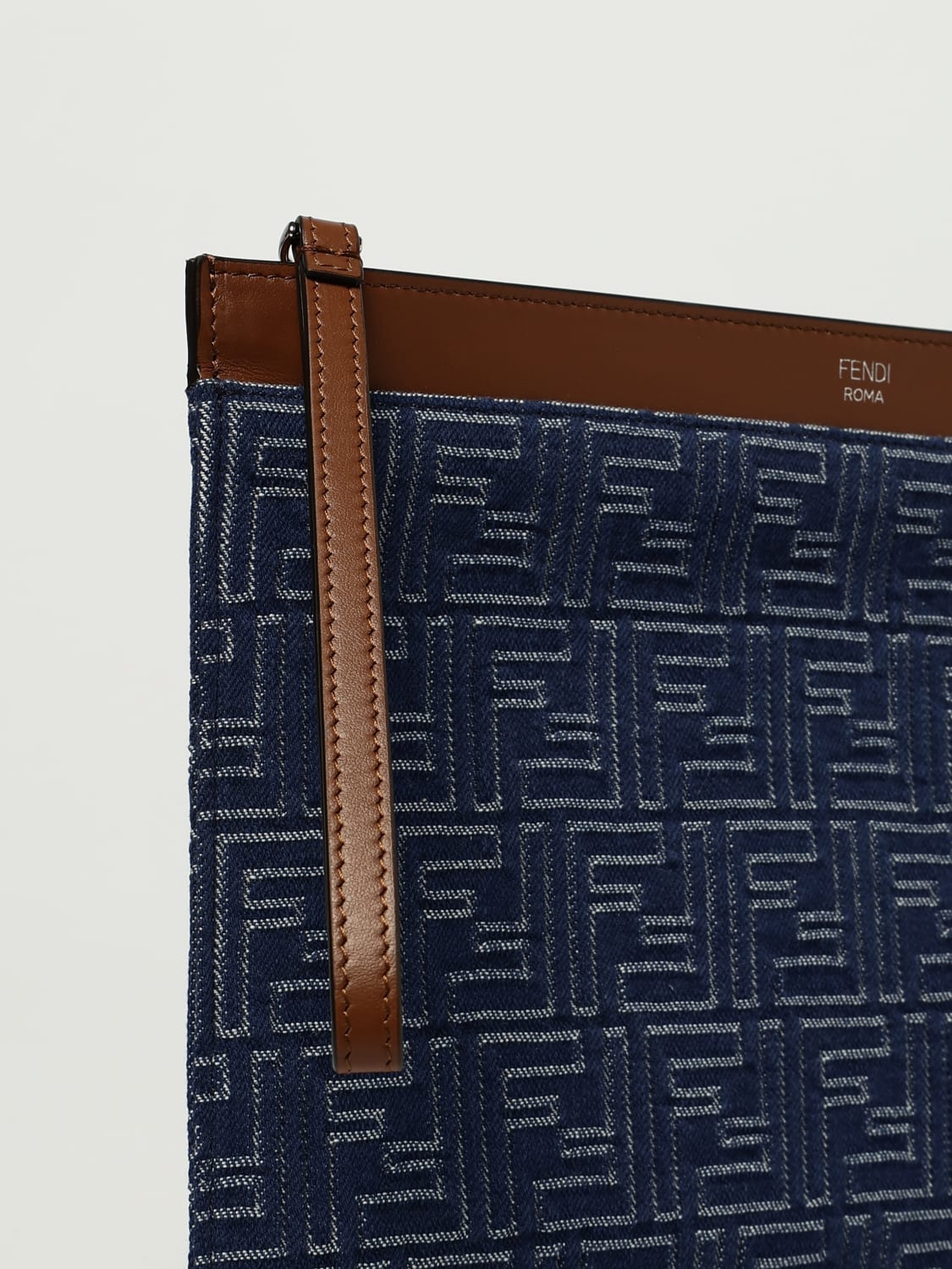 FENDI BRIEFCASE: Bags men Fendi, Blue - Img 4