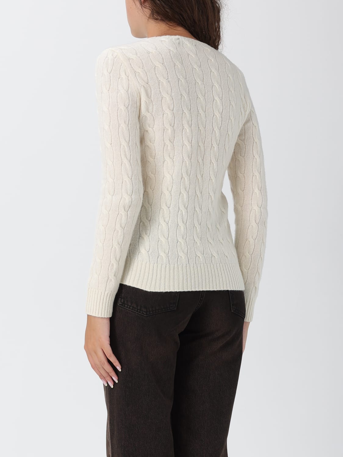 POLO RALPH LAUREN PULLOVER: Sweatshirt damen Polo Ralph Lauren, Weiß - Img 2