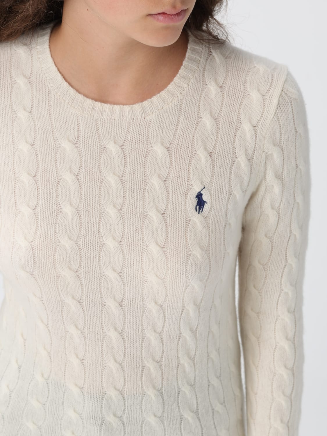 POLO RALPH LAUREN PULLOVER: Sweatshirt damen Polo Ralph Lauren, Weiß - Img 3