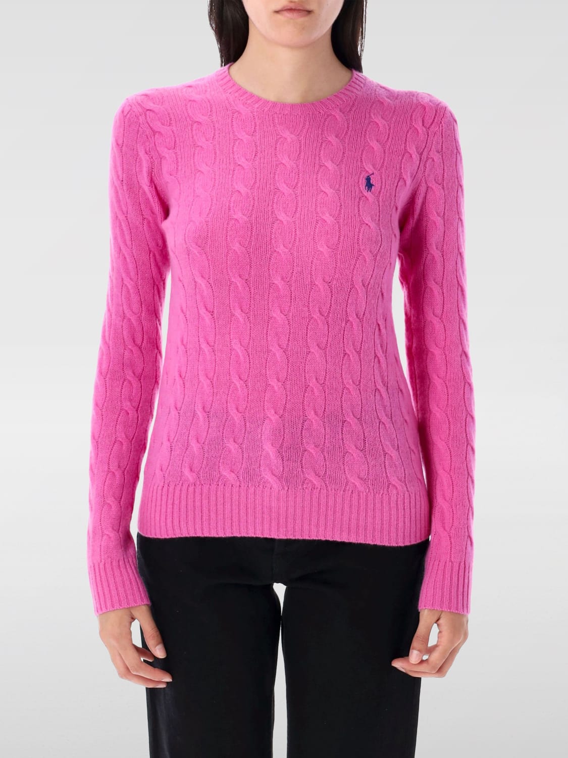 POLO RALPH LAUREN JERSEY: Sudadera mujer Polo Ralph Lauren, Rosa - Img 1