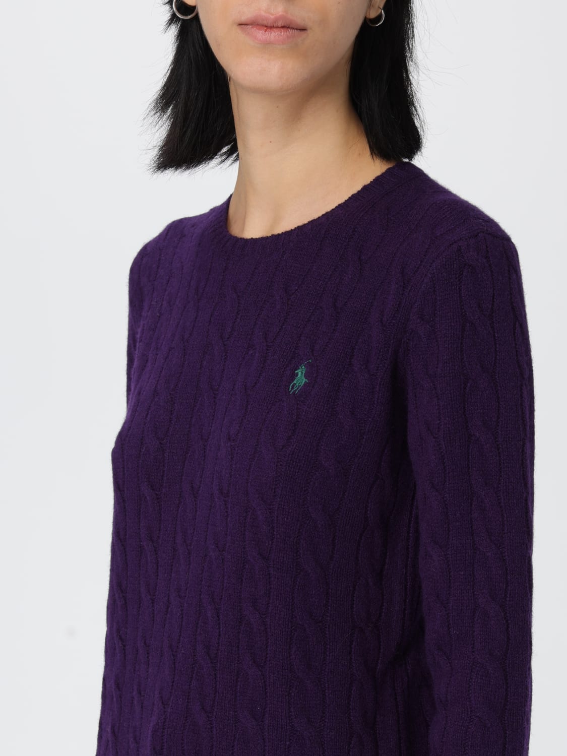 POLO RALPH LAUREN JERSEY: Sudadera mujer Polo Ralph Lauren, Violeta - Img 3