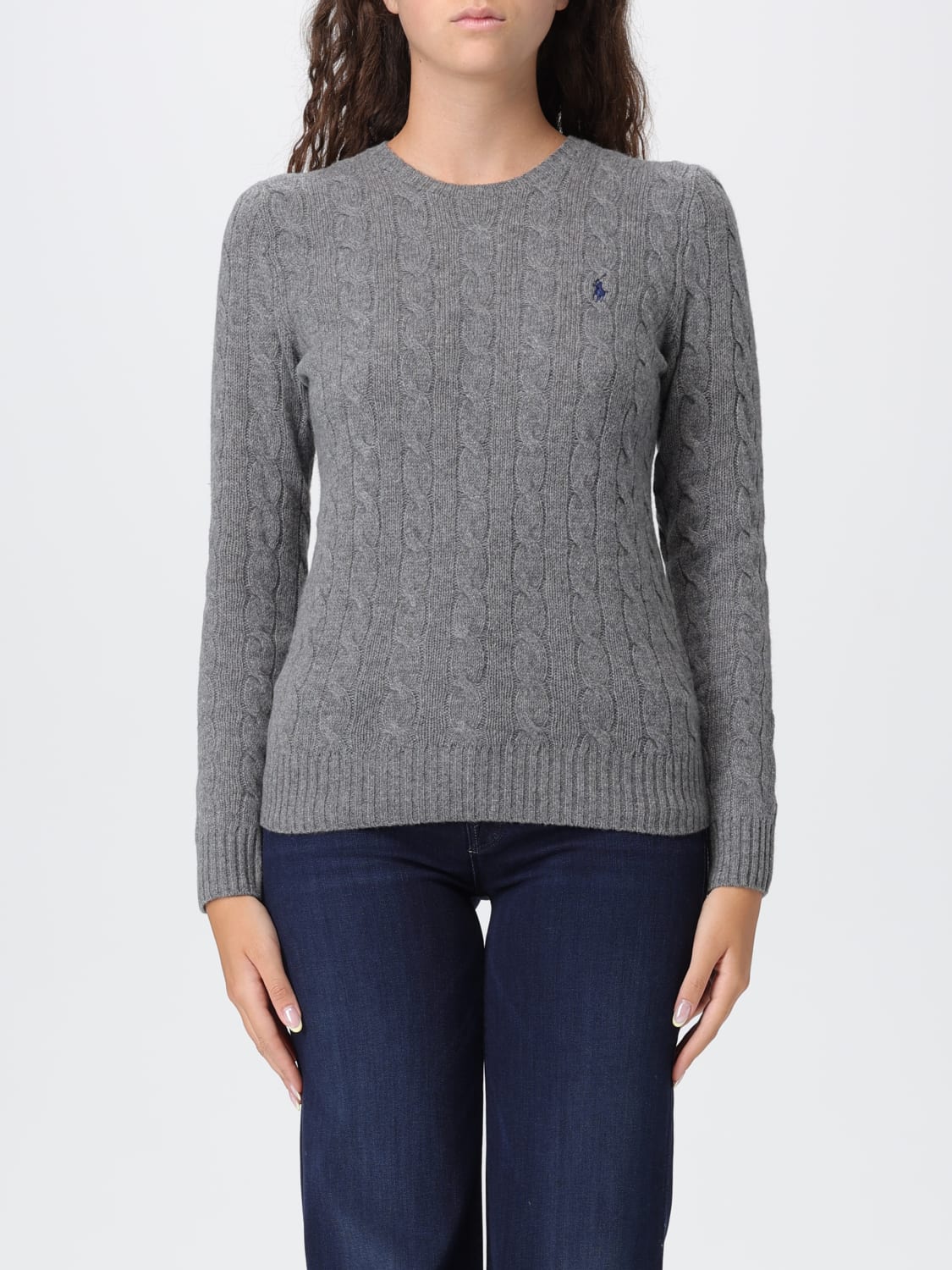 POLO RALPH LAUREN JERSEY: Sudadera mujer Polo Ralph Lauren, Gris - Img 1