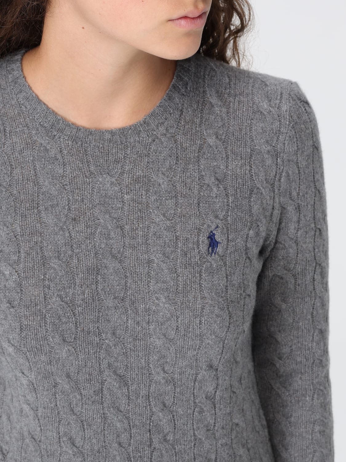 POLO RALPH LAUREN JERSEY: Sudadera mujer Polo Ralph Lauren, Gris - Img 3