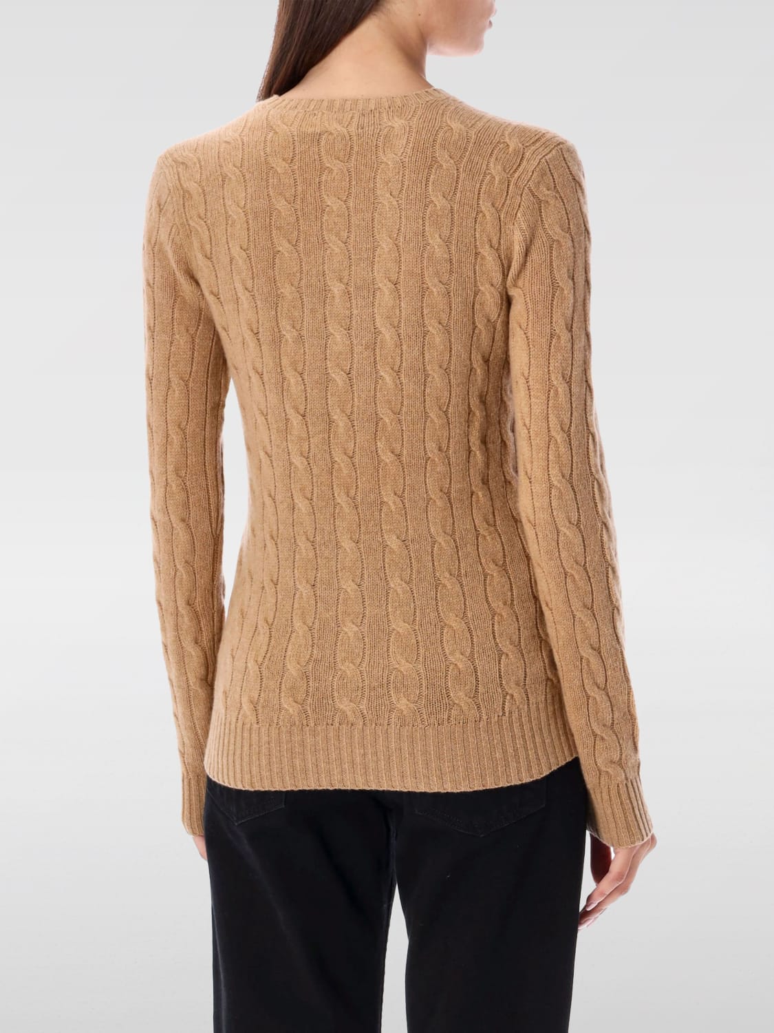 POLO RALPH LAUREN JERSEY: Sudadera mujer Polo Ralph Lauren, Marrón - Img 2