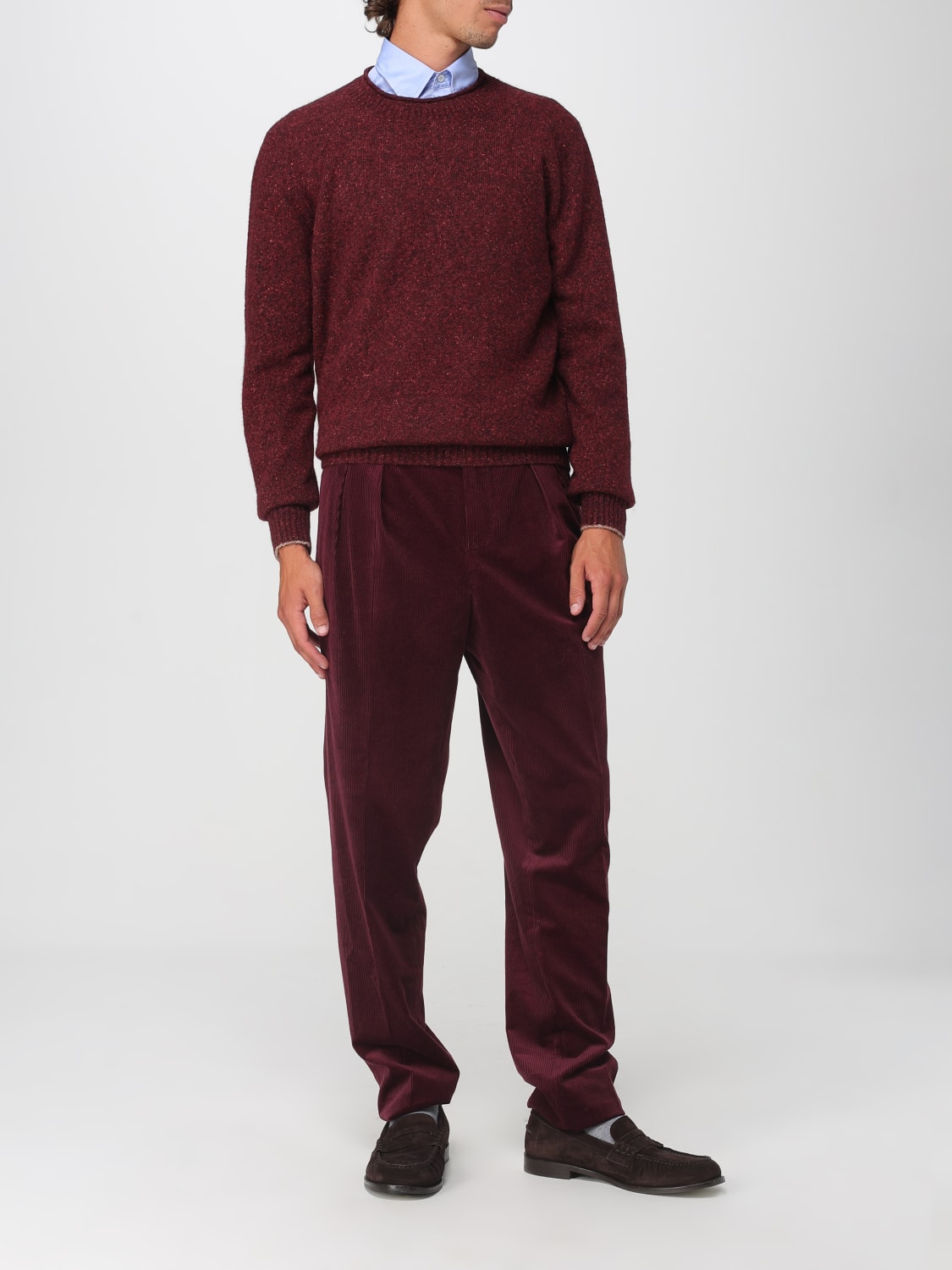 BRUNELLO CUCINELLI SWEATER: Sweater men Brunello Cucinelli, Red - Img 2