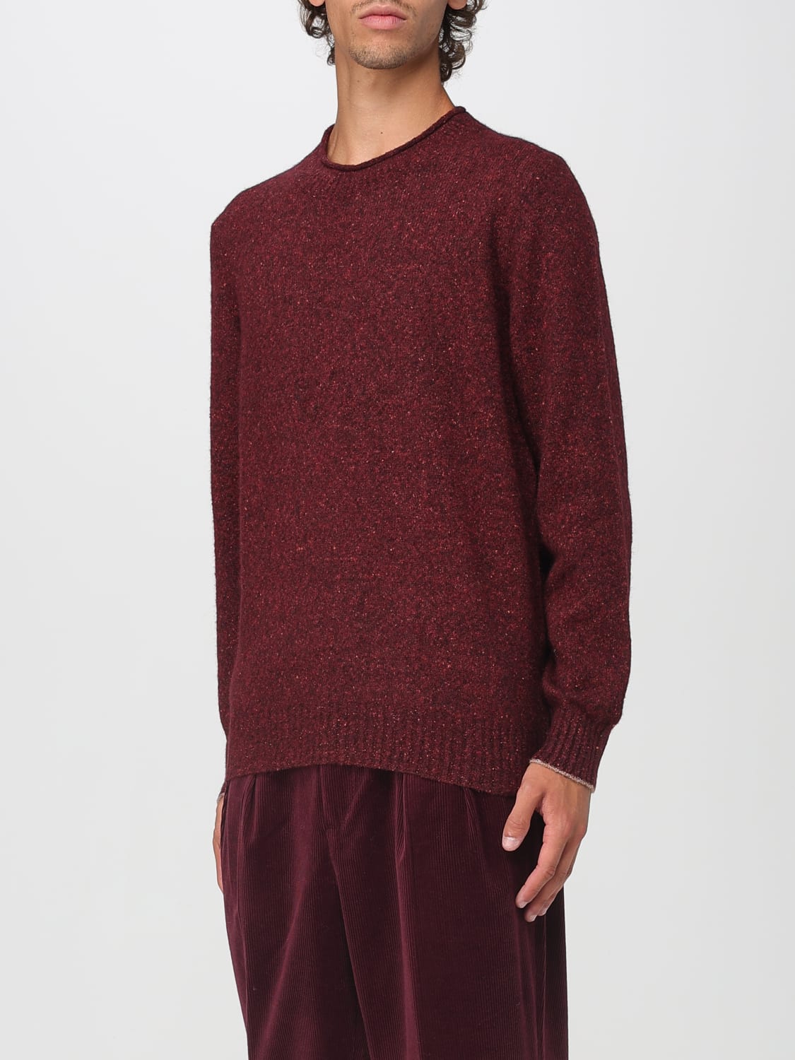 BRUNELLO CUCINELLI SWEATER: Sweater men Brunello Cucinelli, Red - Img 4